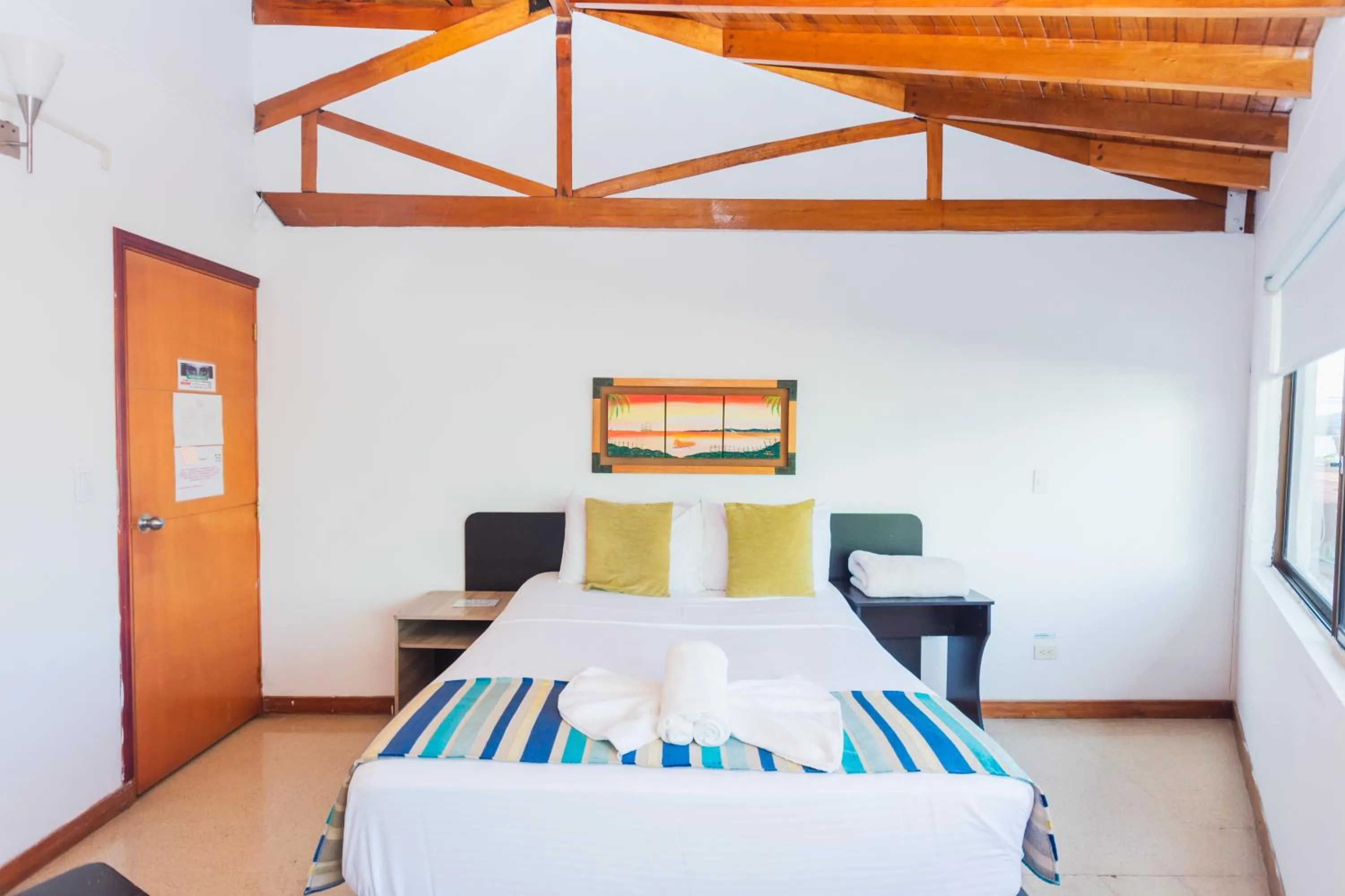 Bed in Hotel Guatatur