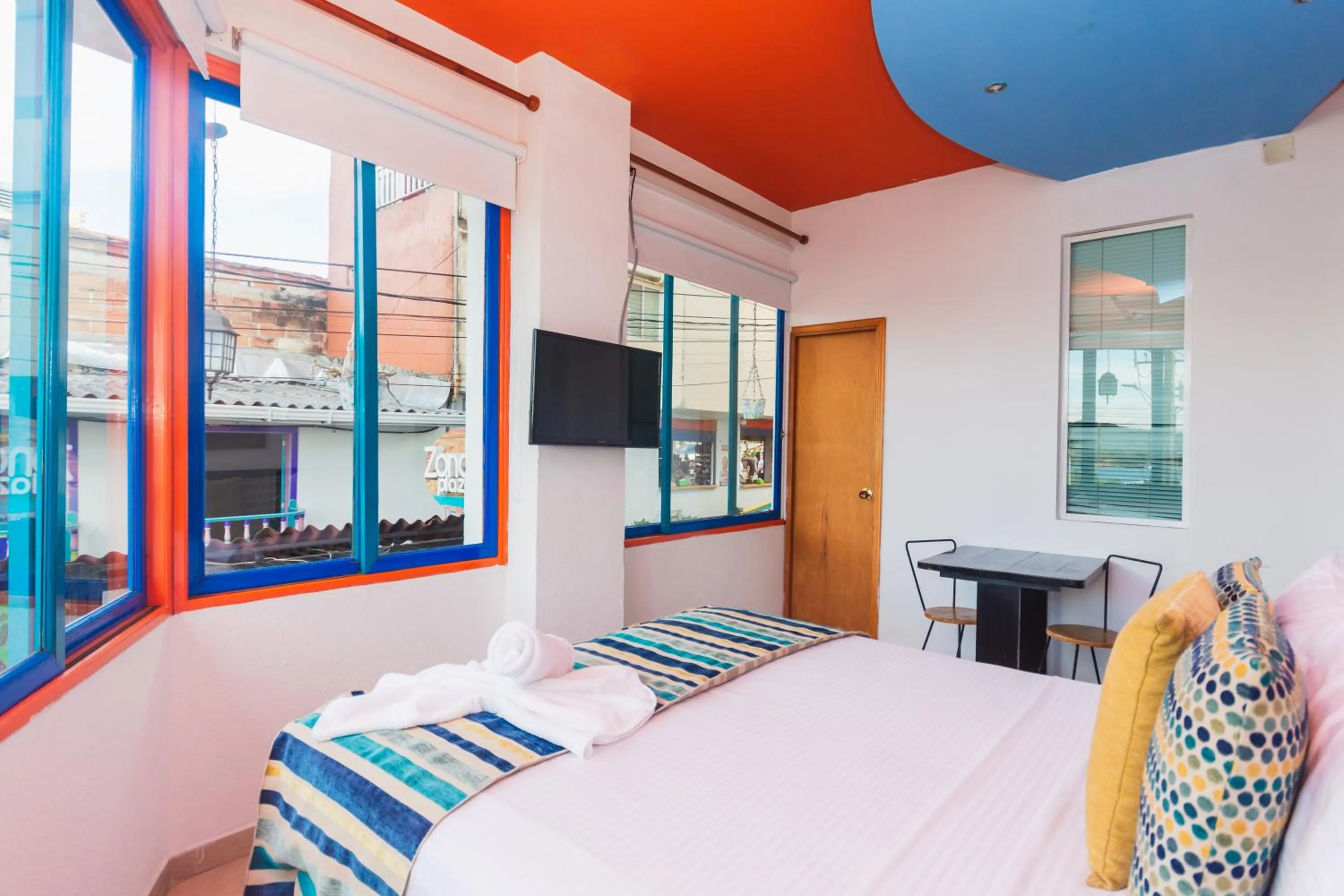 Bed in Hotel Guatatur