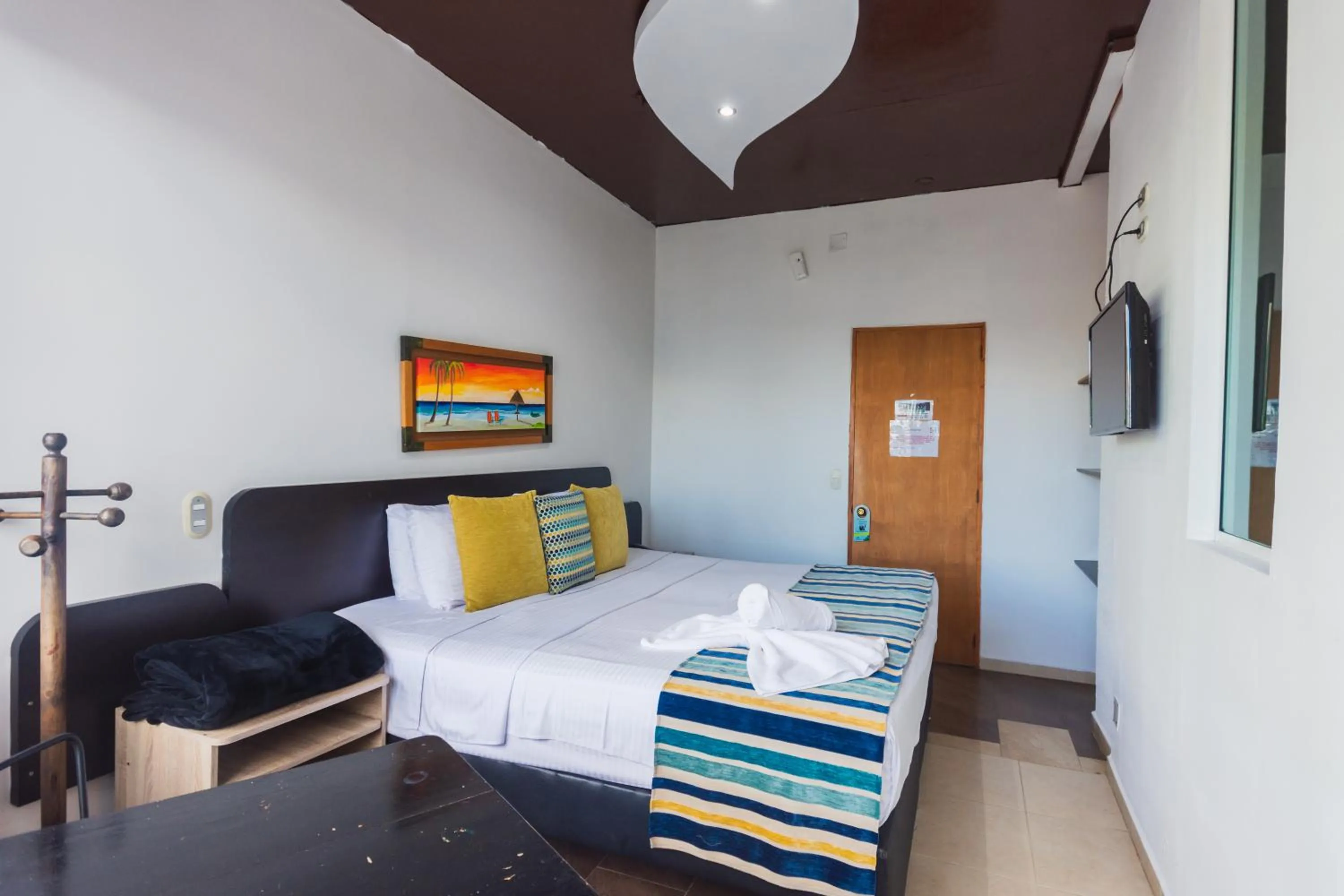 Bed in Hotel Guatatur