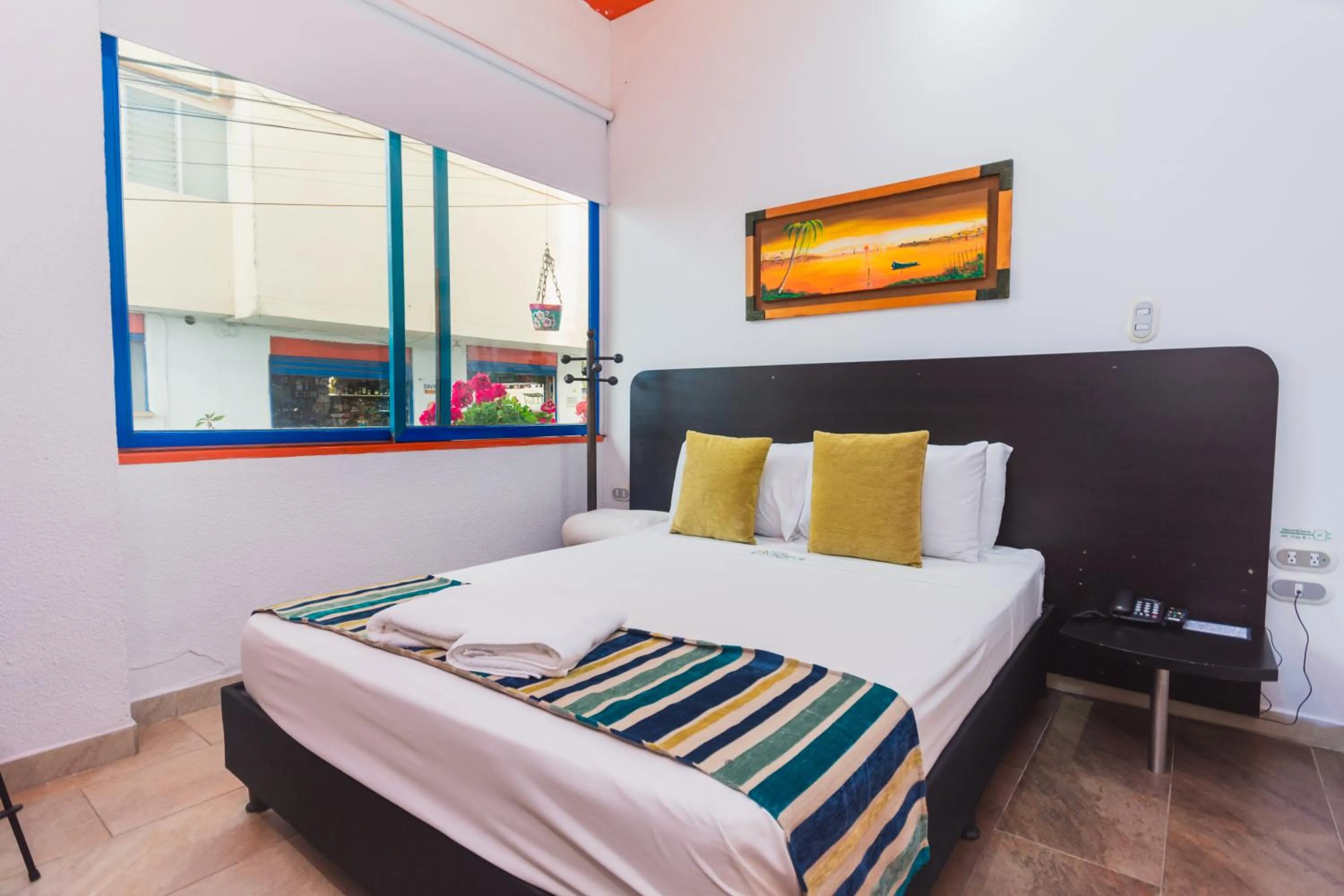 Bed in Hotel Guatatur