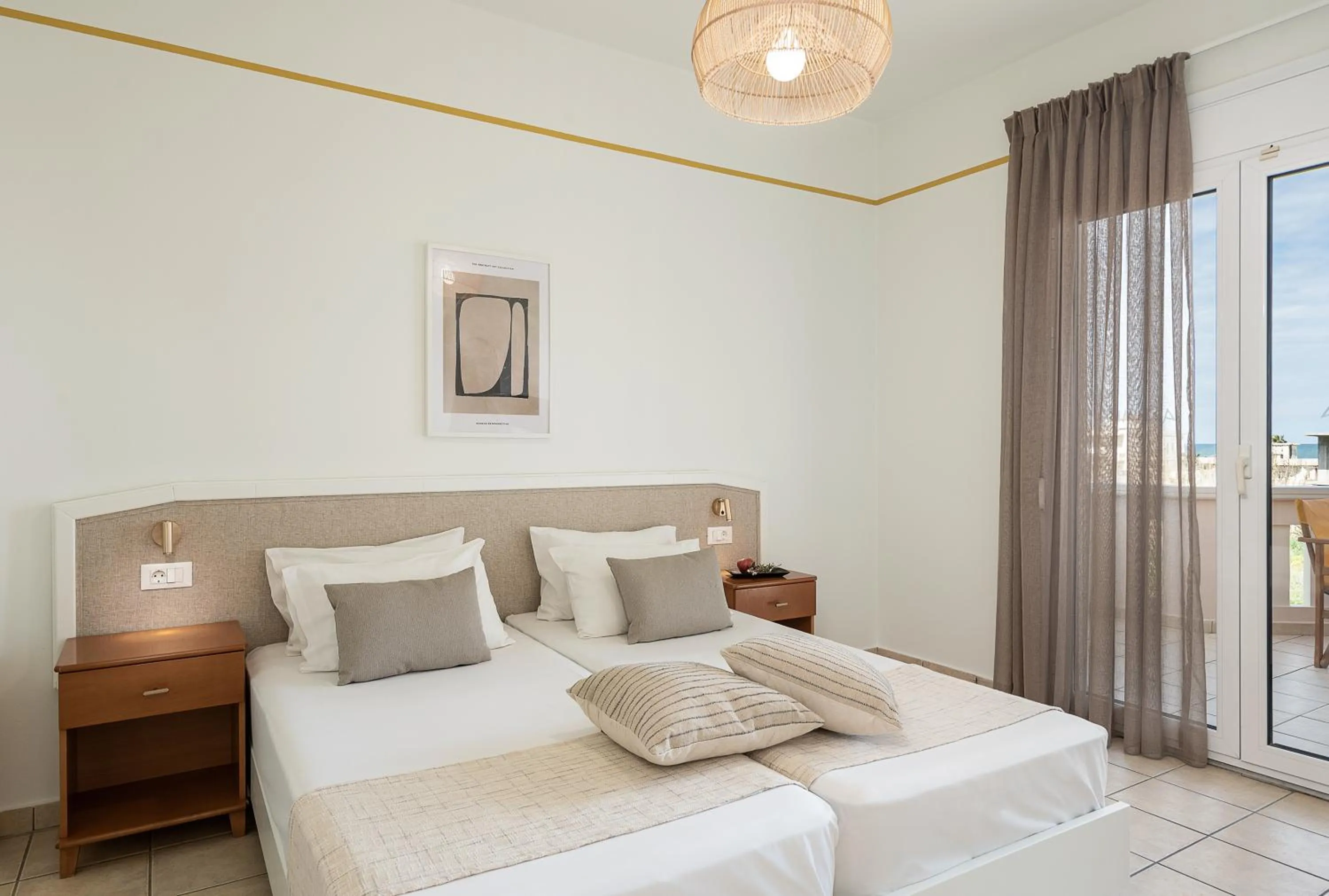Property building, Bed in Artemis Apartments