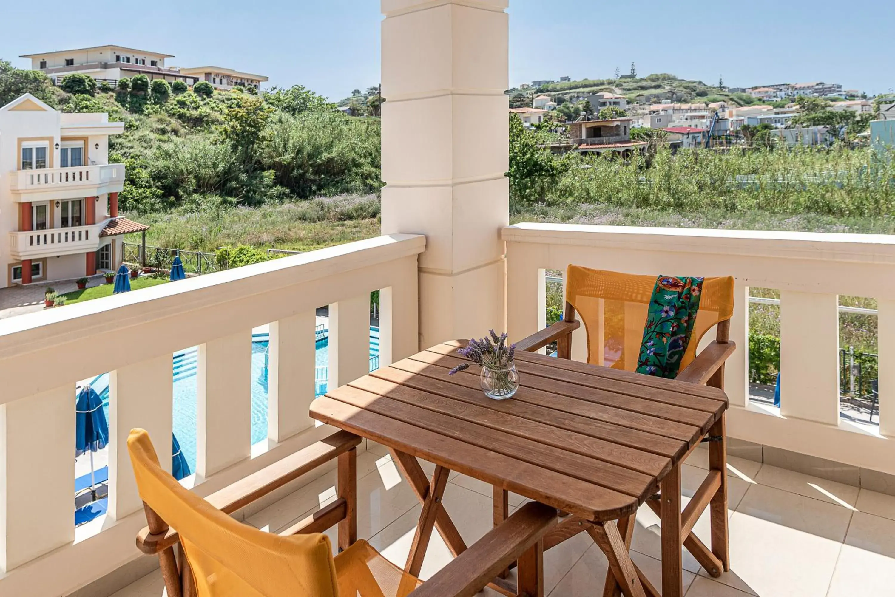 Studio with Pool View in Artemis Apartments Studio with Pool View in Artemis Apartments