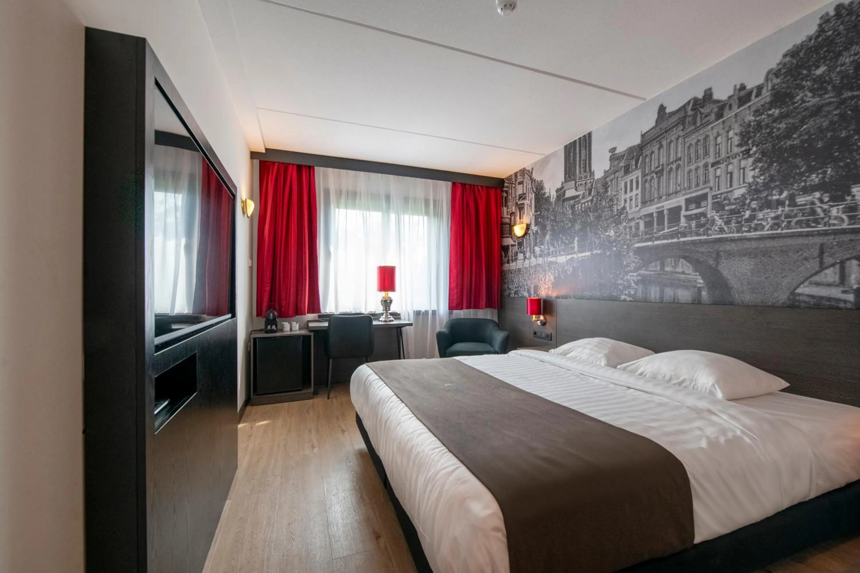 Bed in Bastion Hotel Vlaardingen