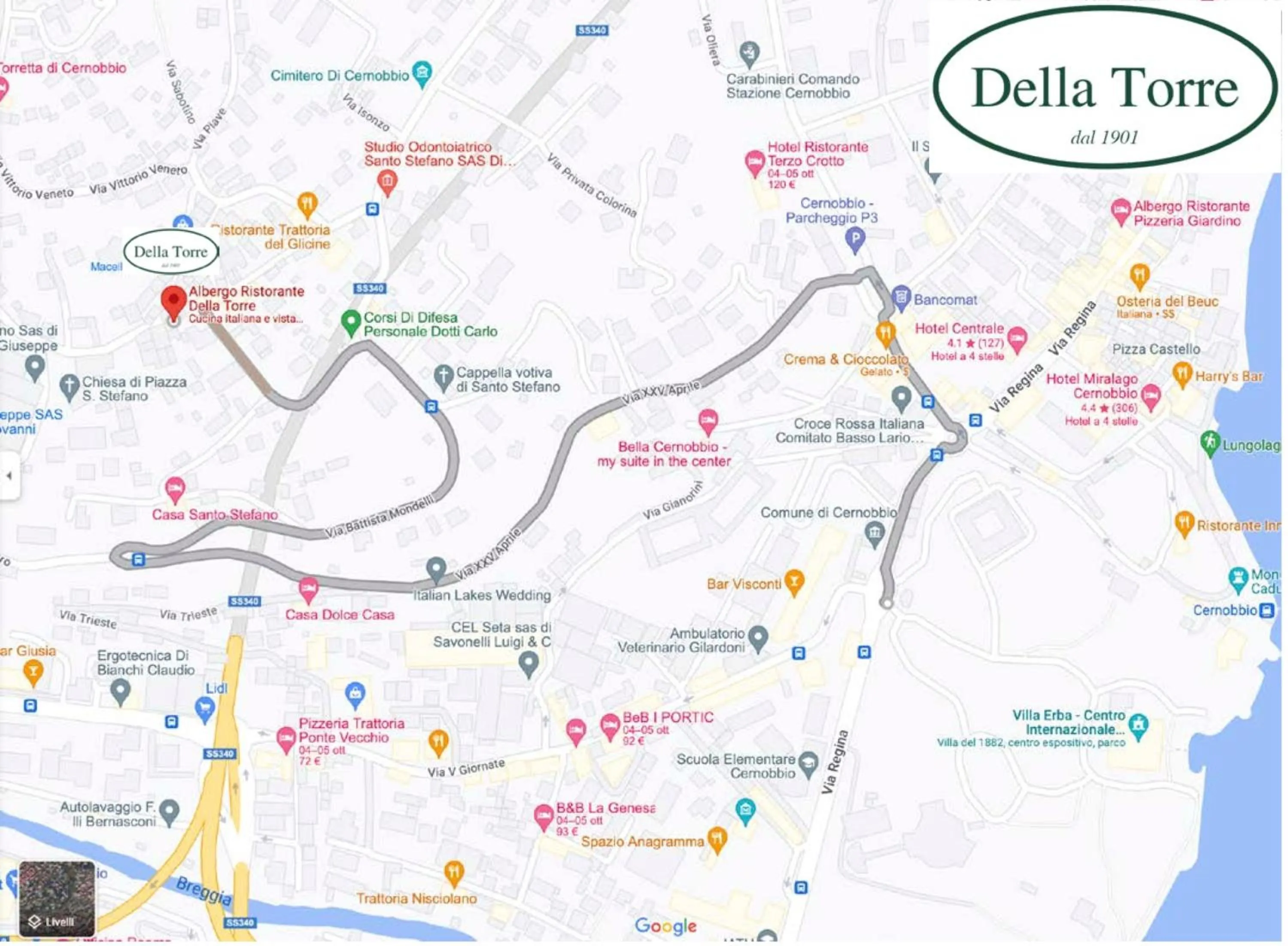 Bird's eye view in Albergo Della Torre