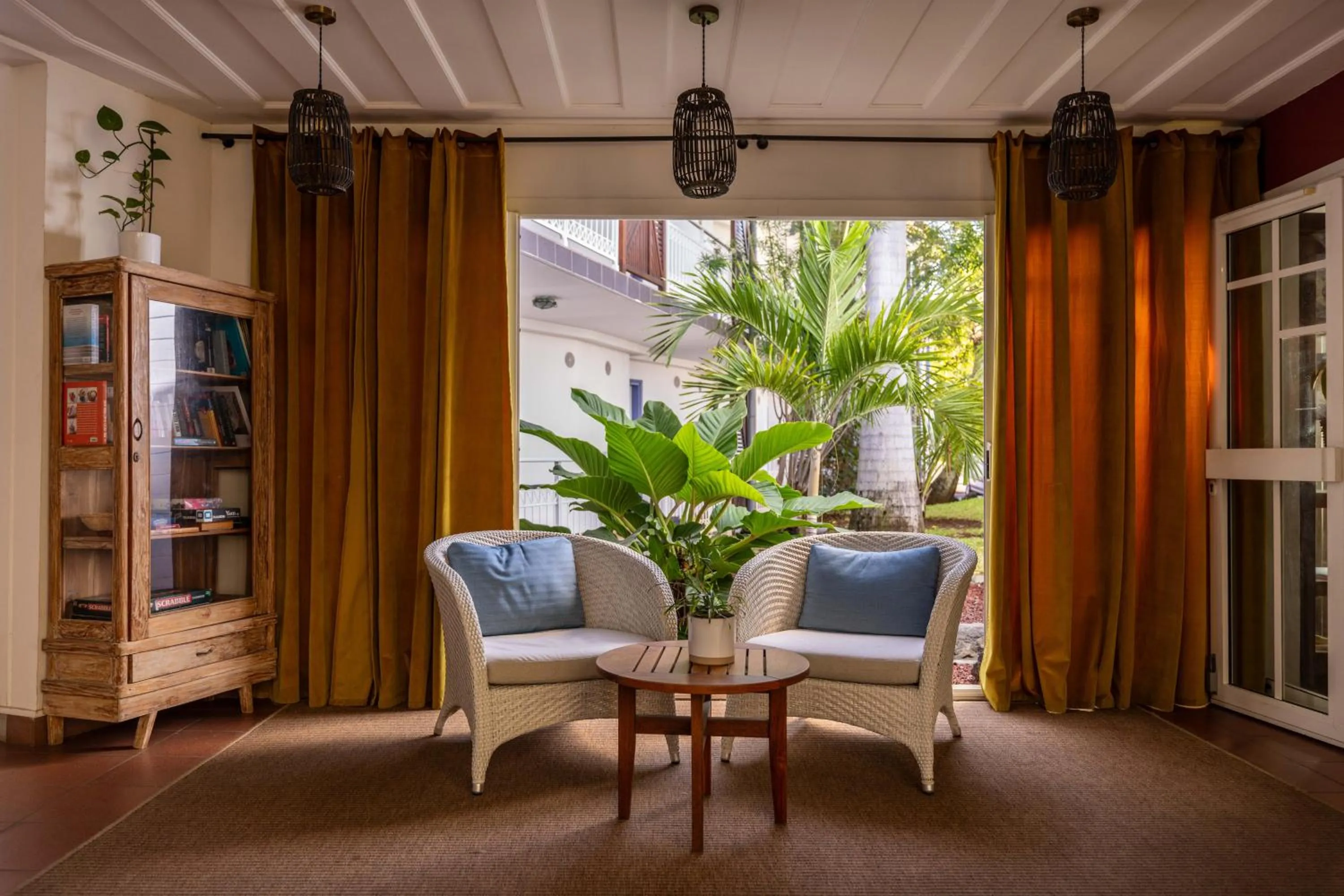 Garden in Hotel Le Boucan Canot