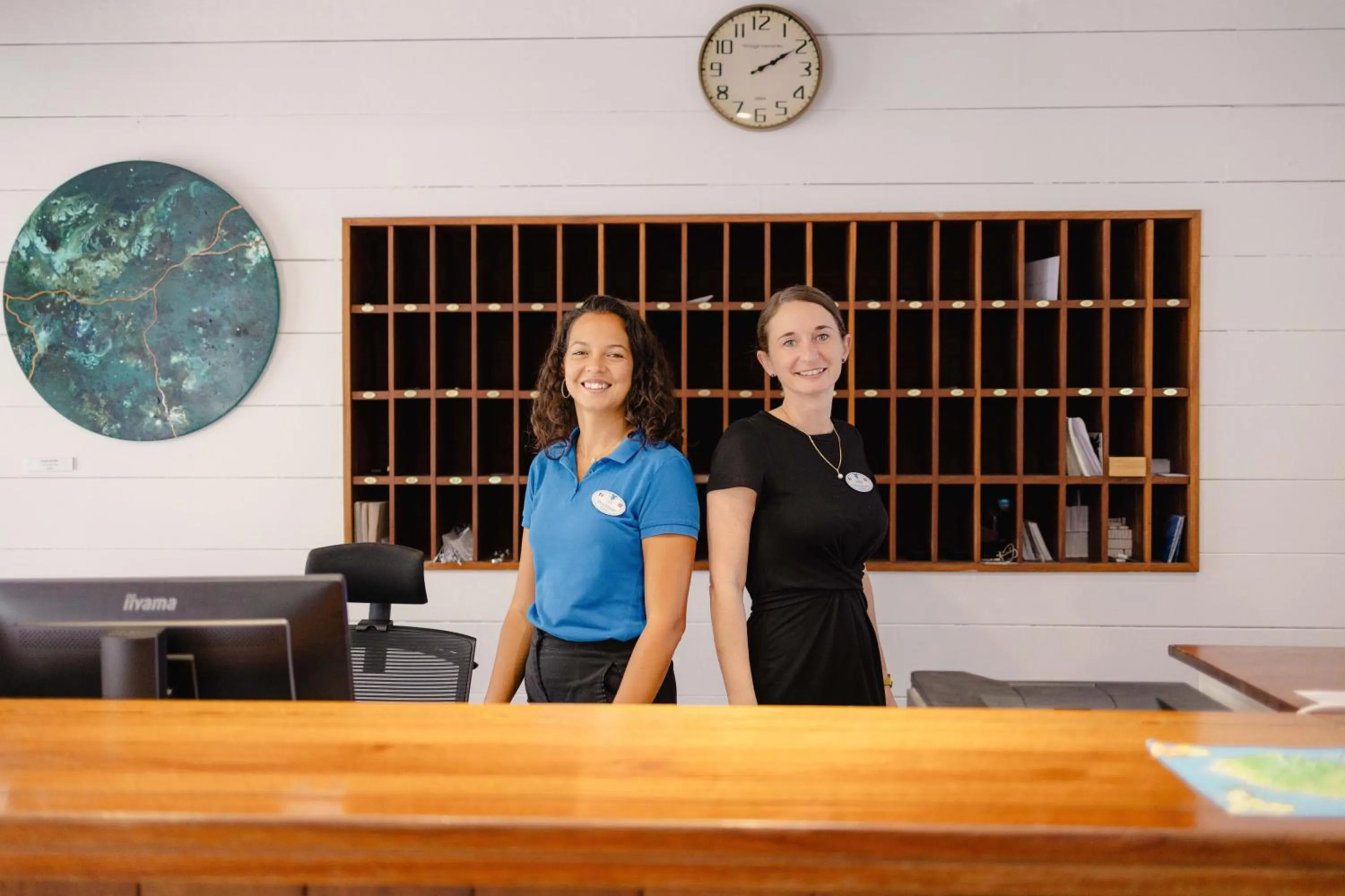 Staff in Hotel Le Boucan Canot