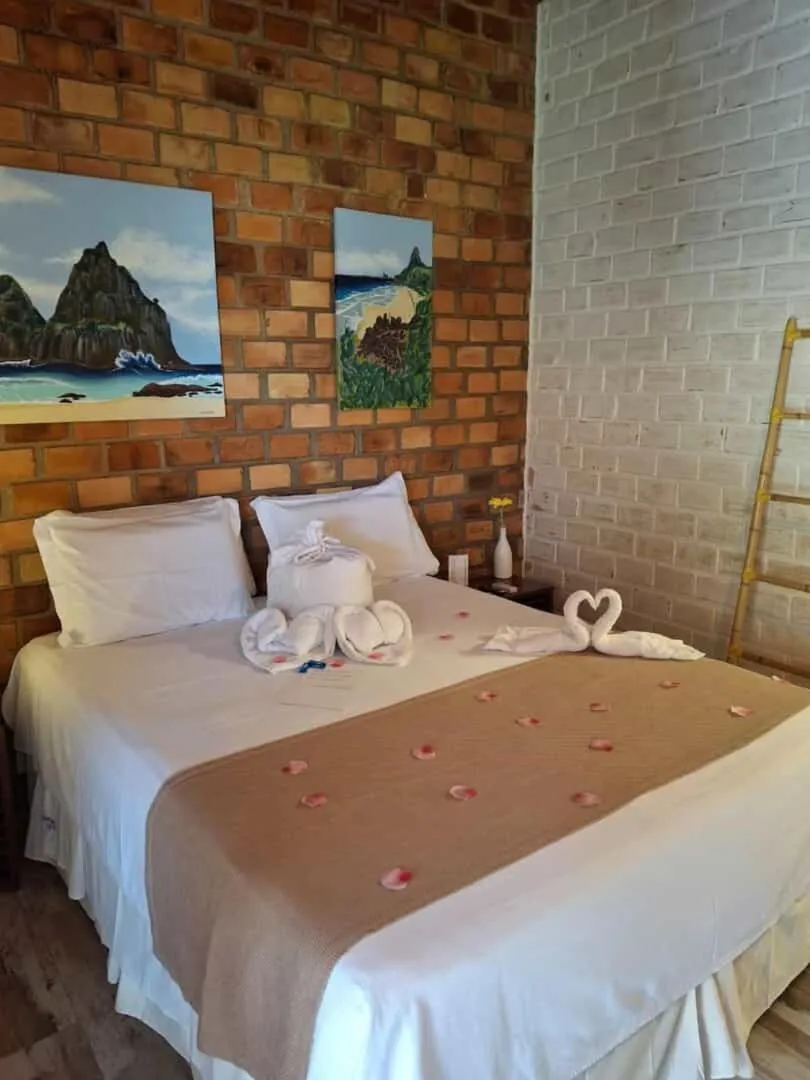 Bed in Pousada Mar Aberto