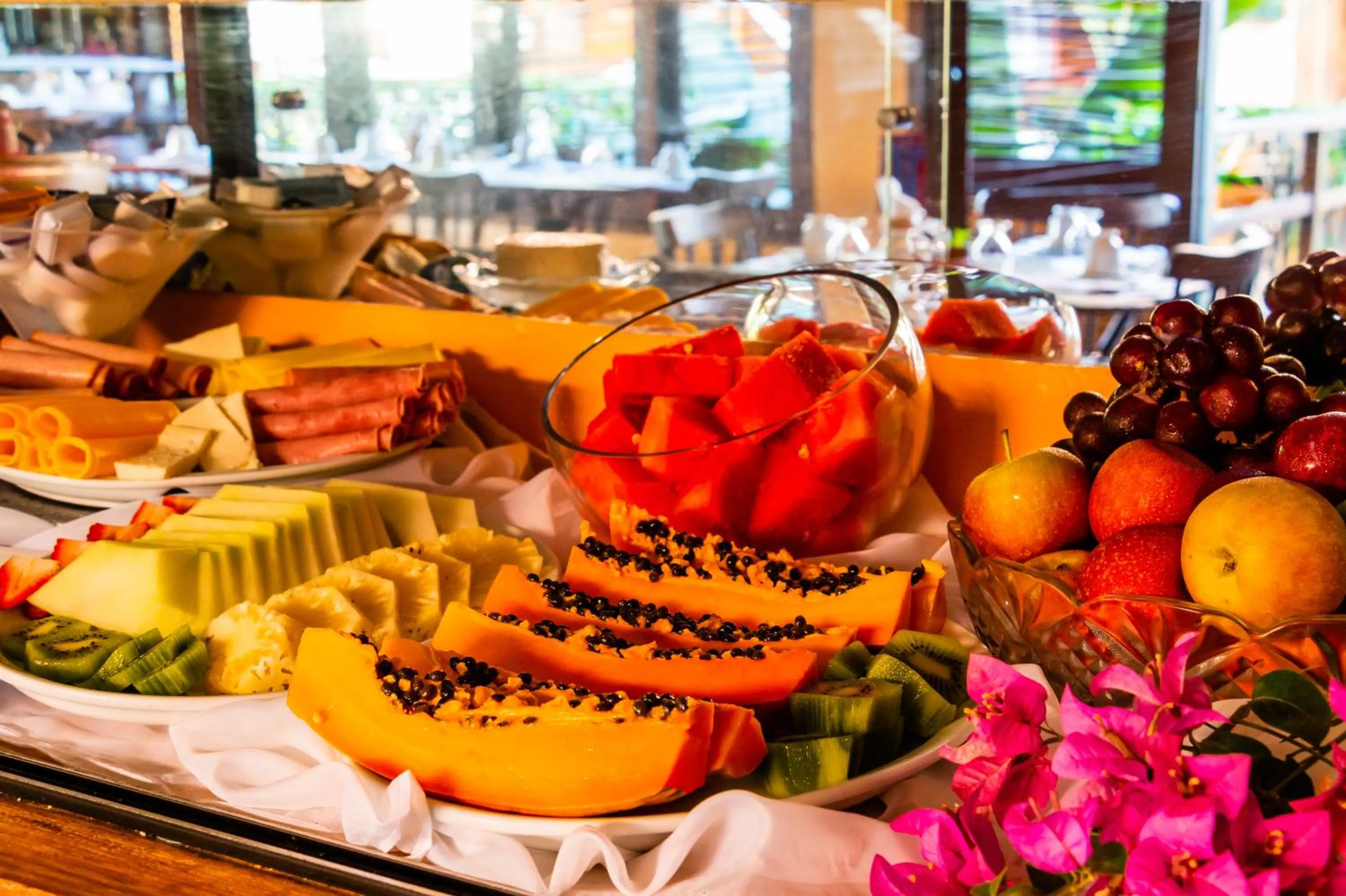 Food and drinks in Pousada Mar Aberto