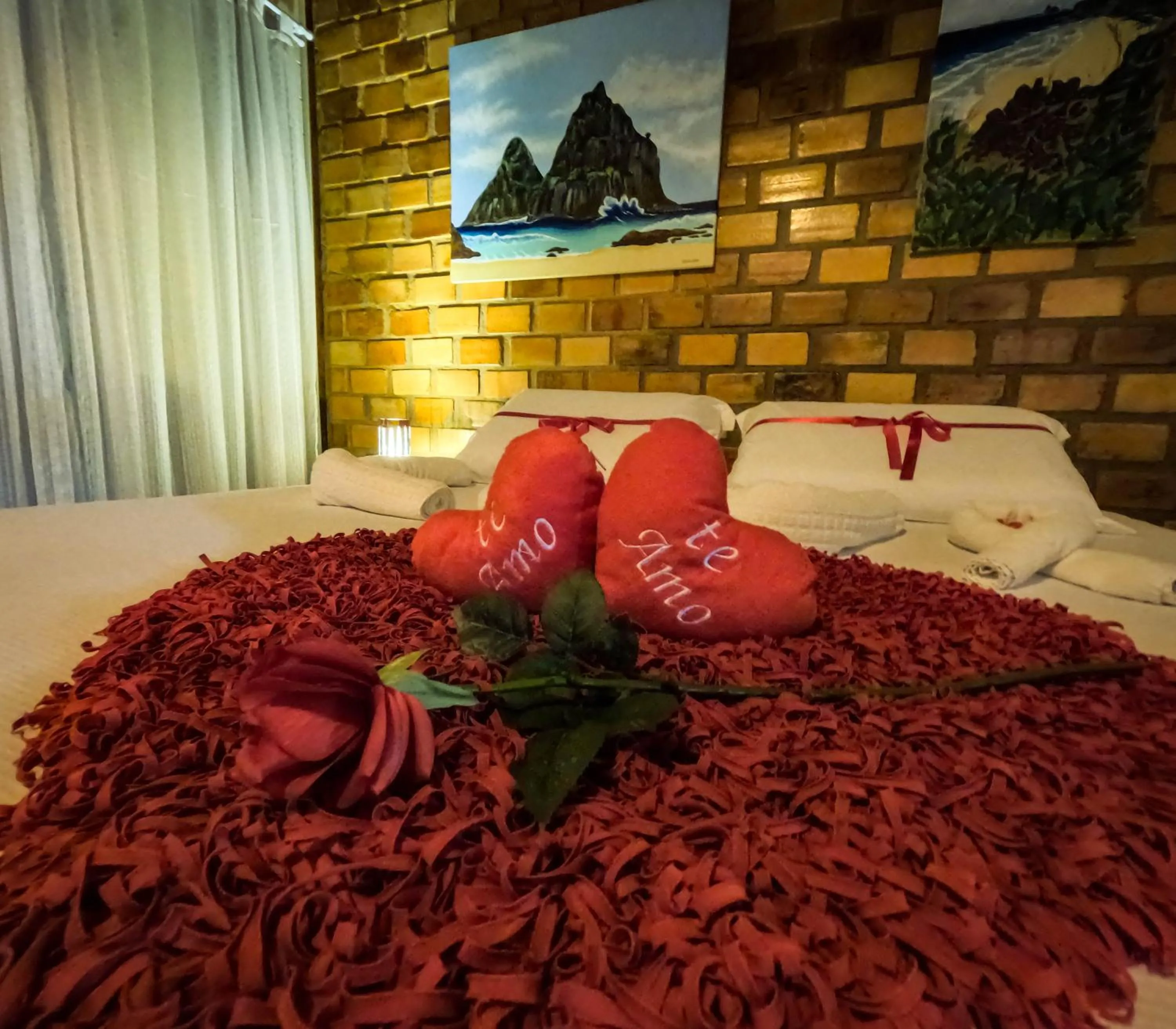 Bedroom, Bed in Pousada Mar Aberto