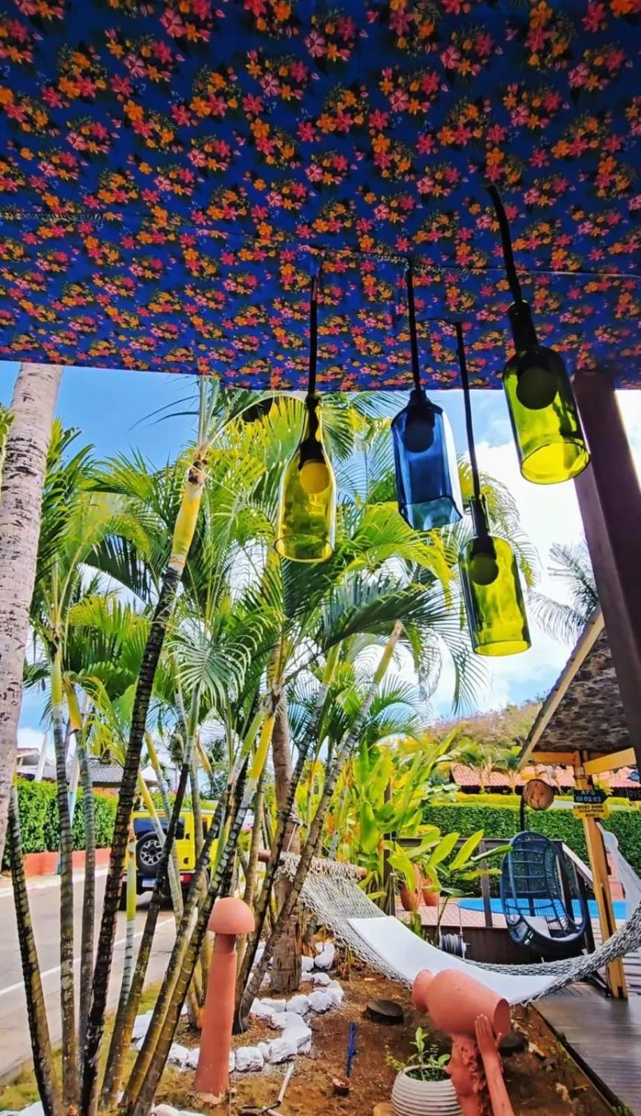 Garden view in Pousada Mar Aberto