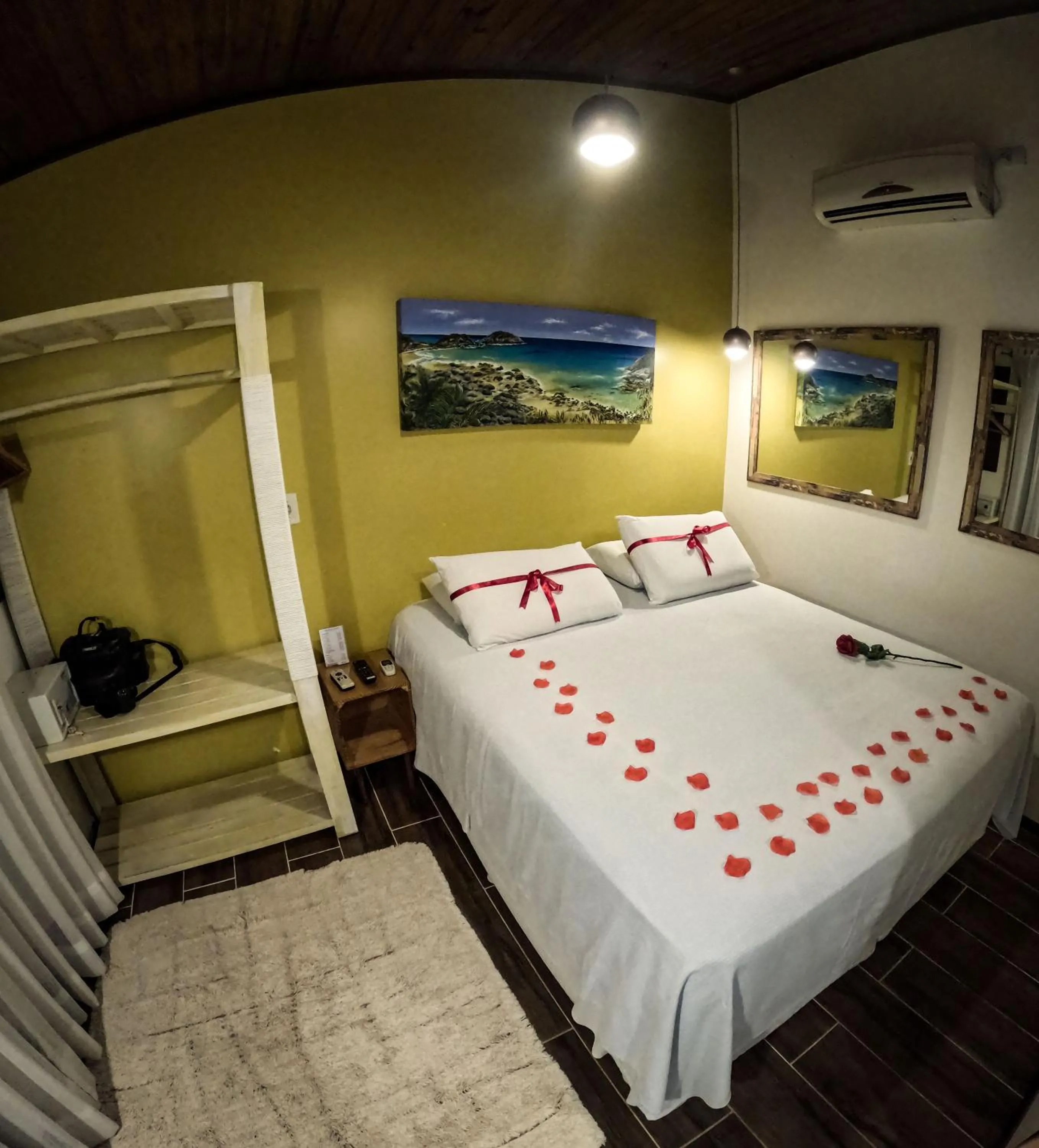 Bedroom, Bed in Pousada Mar Aberto