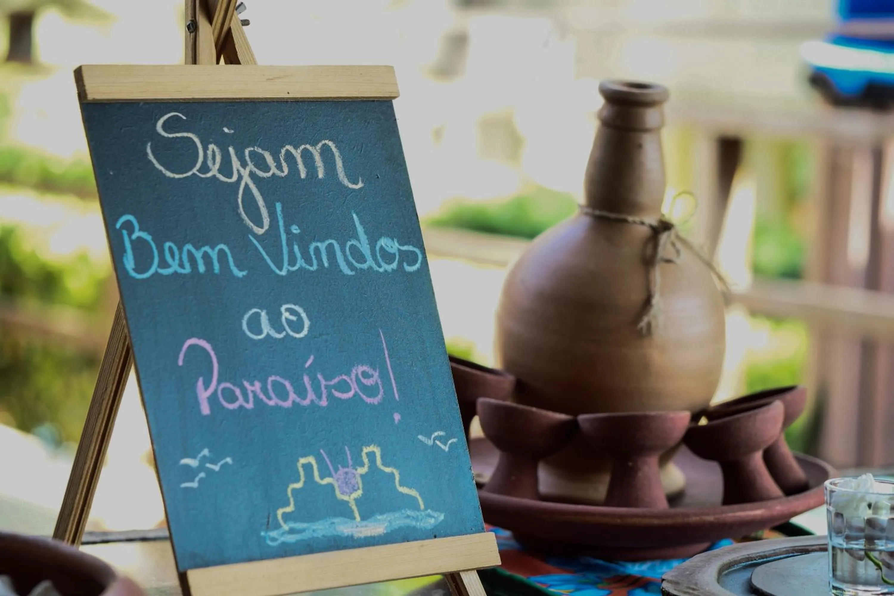 Decorative detail in Pousada Mar Aberto