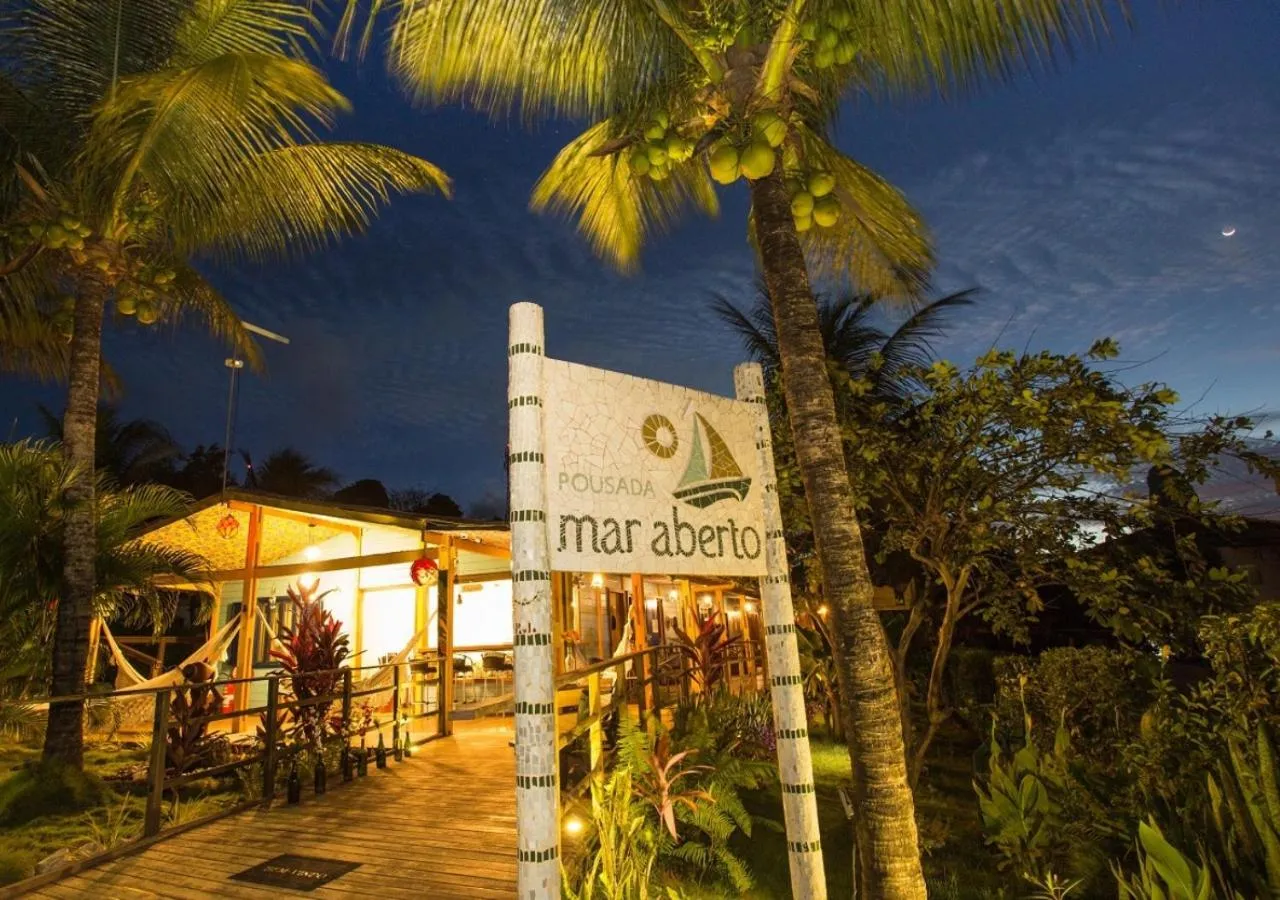 Property logo or sign in Pousada Mar Aberto