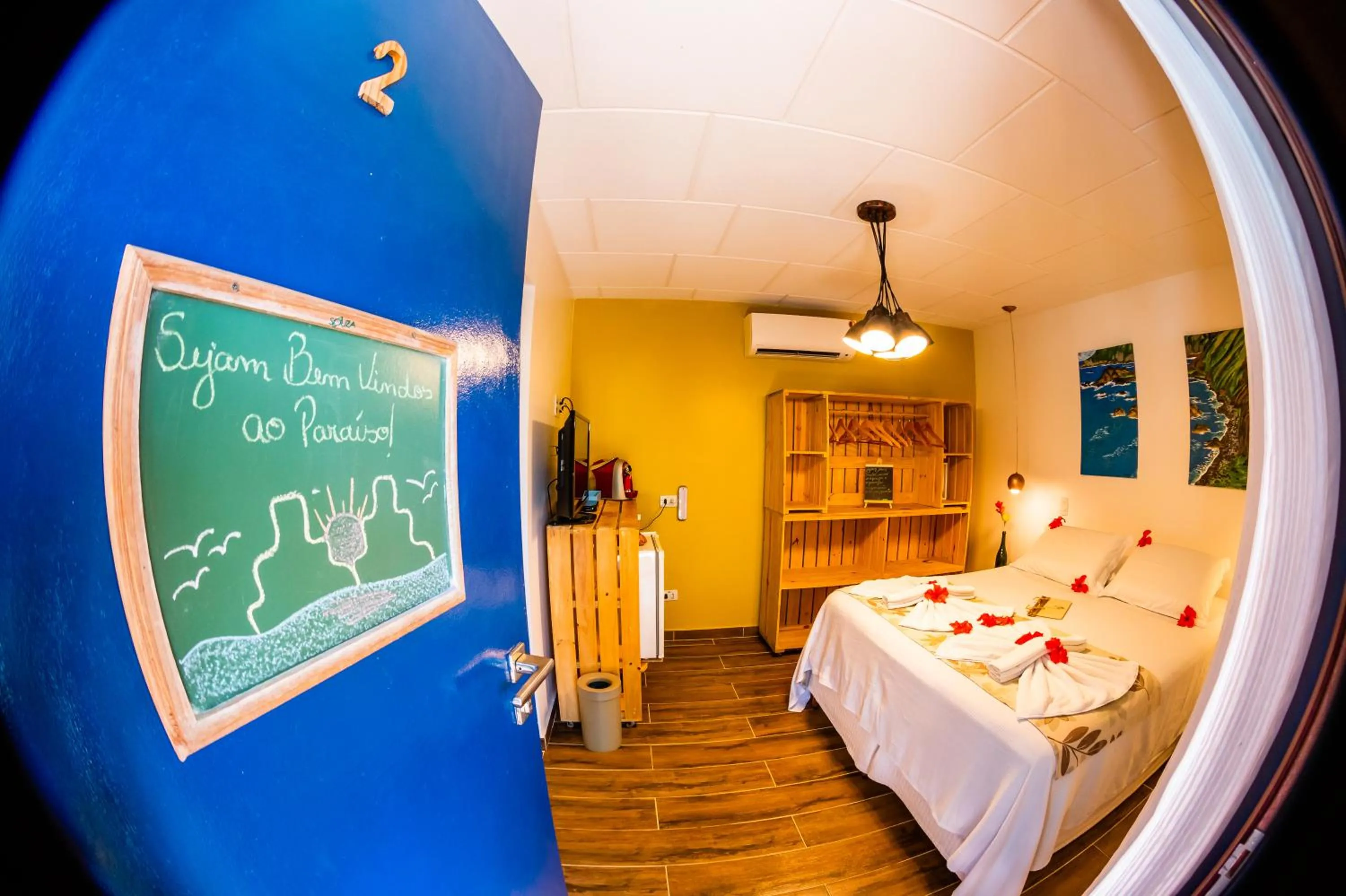 Photo of the whole room, Bed in Pousada Mar Aberto