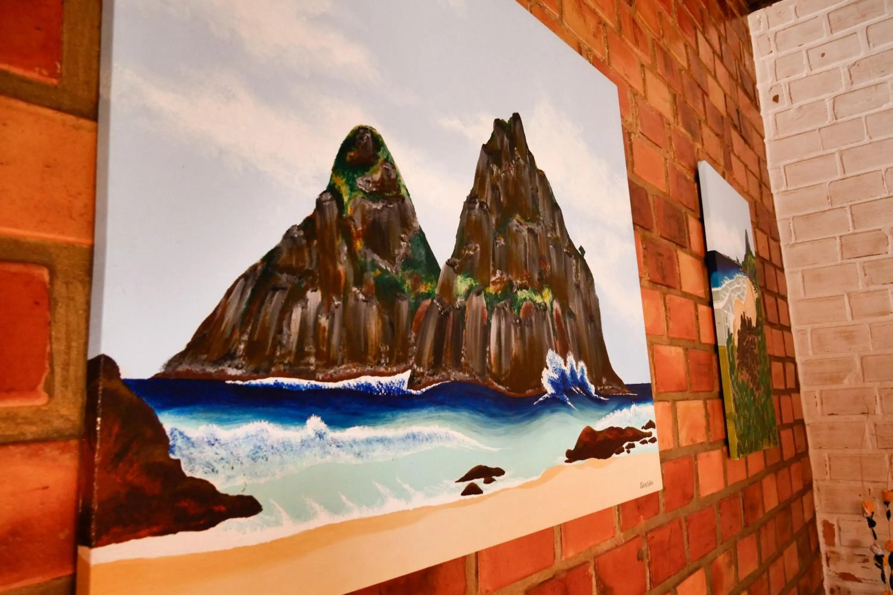 Decorative detail in Pousada Mar Aberto