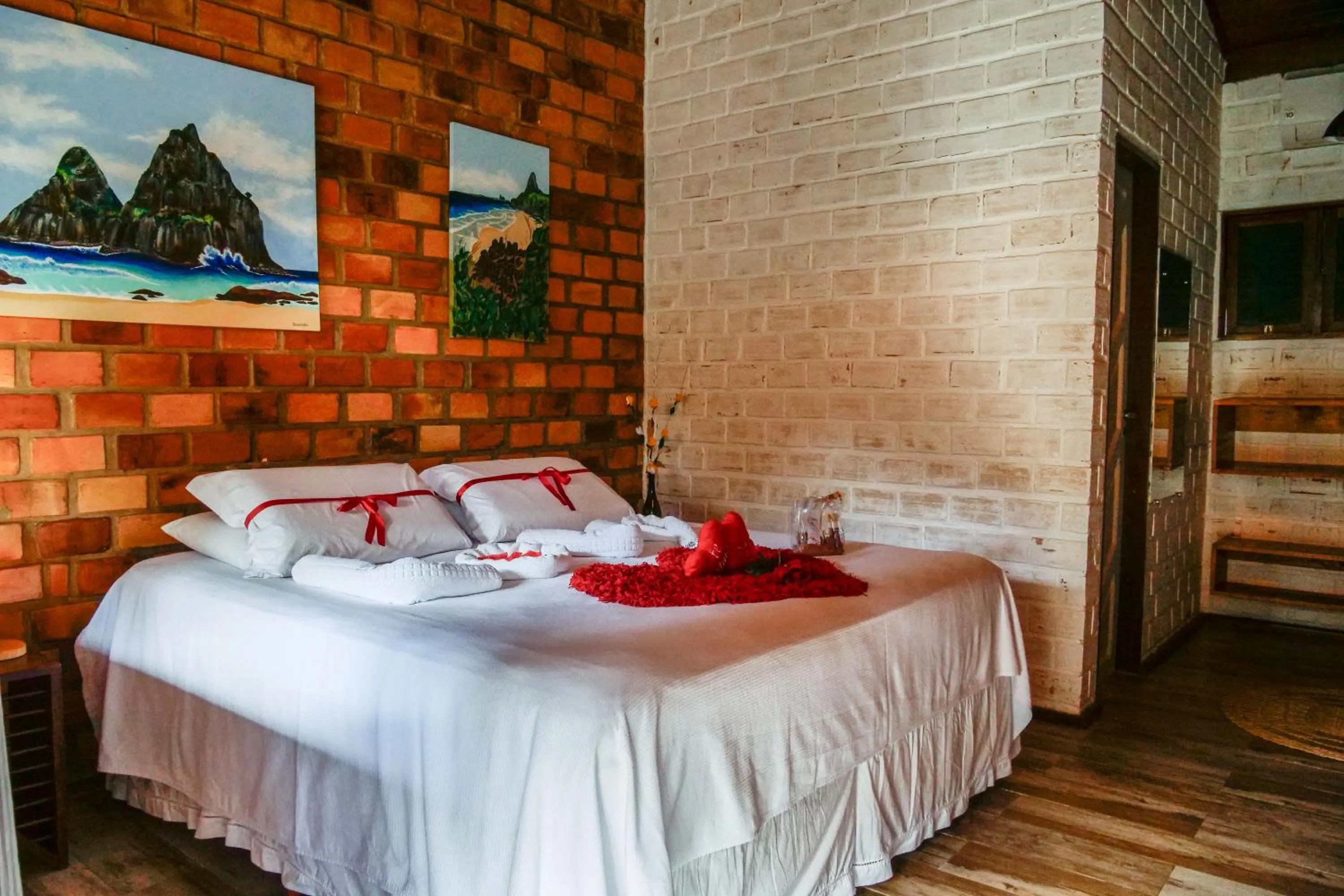 Bedroom, Bed in Pousada Mar Aberto