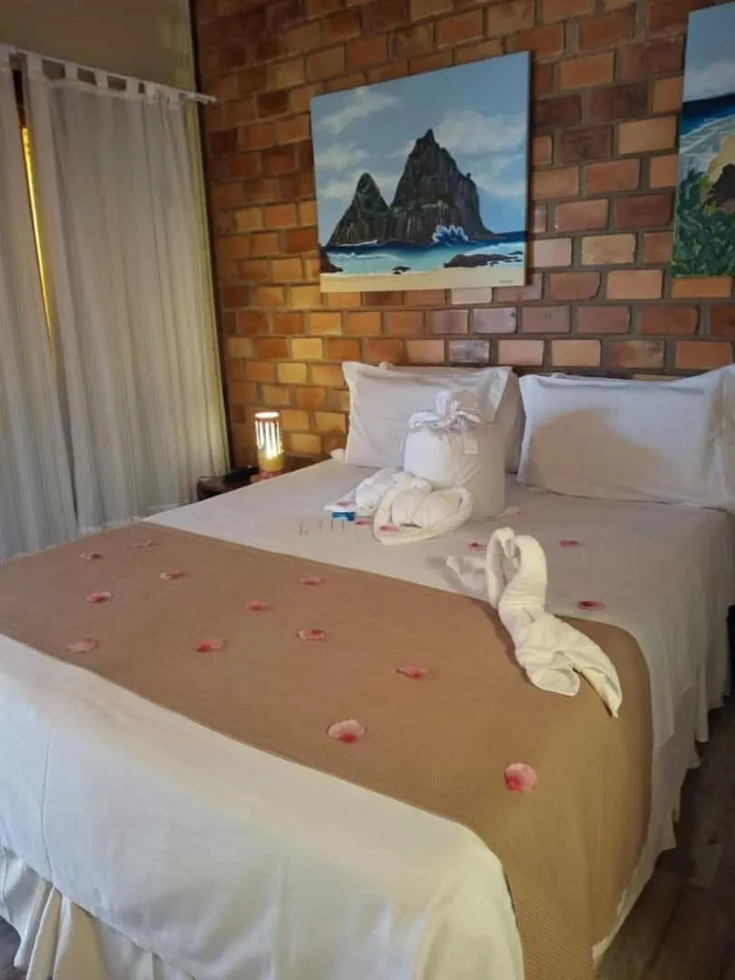 Bed in Pousada Mar Aberto