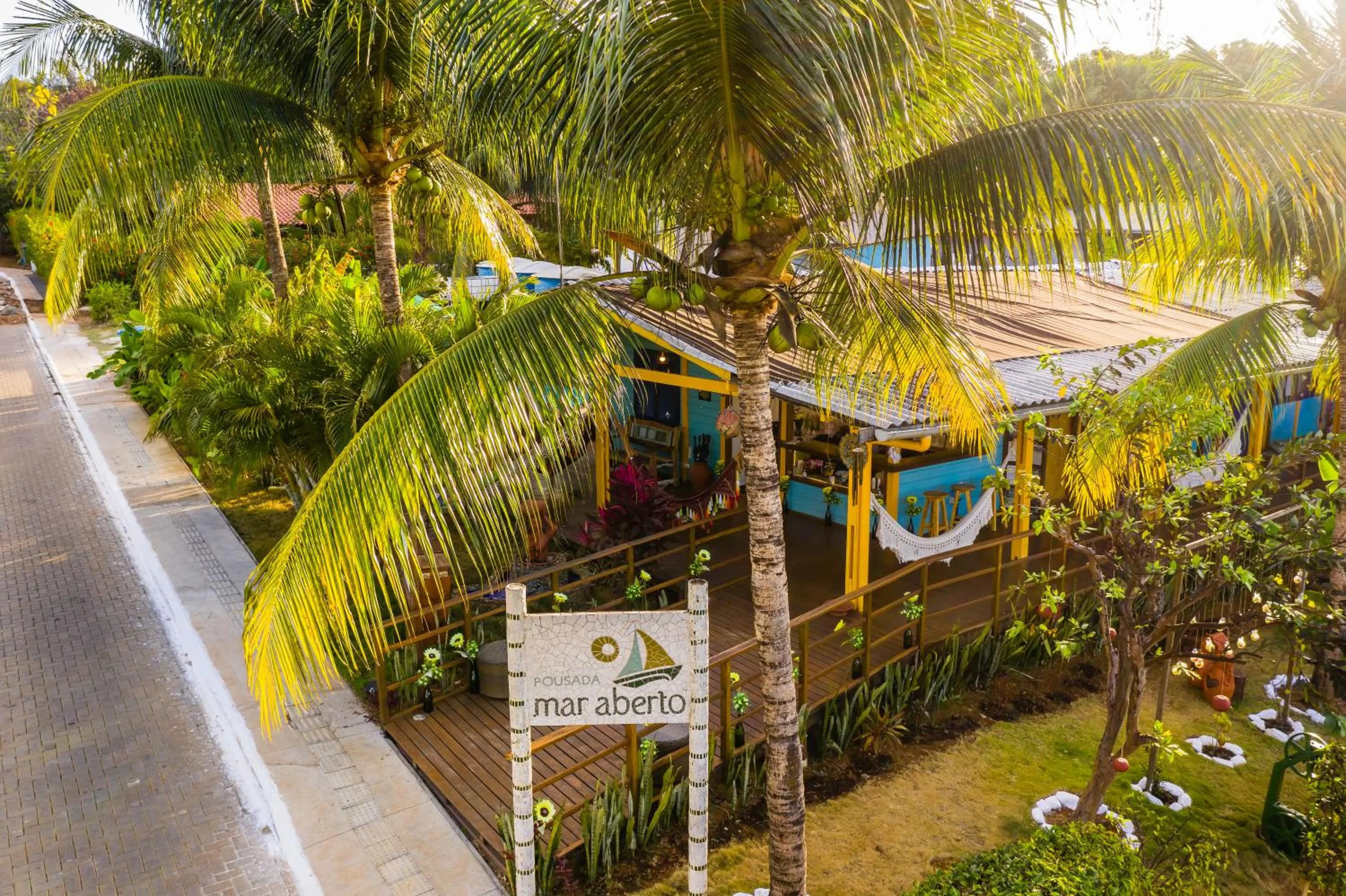 Logo/Certificate/Sign in Pousada Mar Aberto