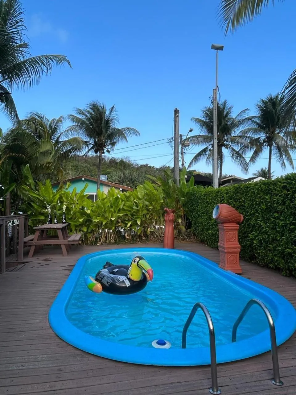 Swimming pool in Pousada Mar Aberto