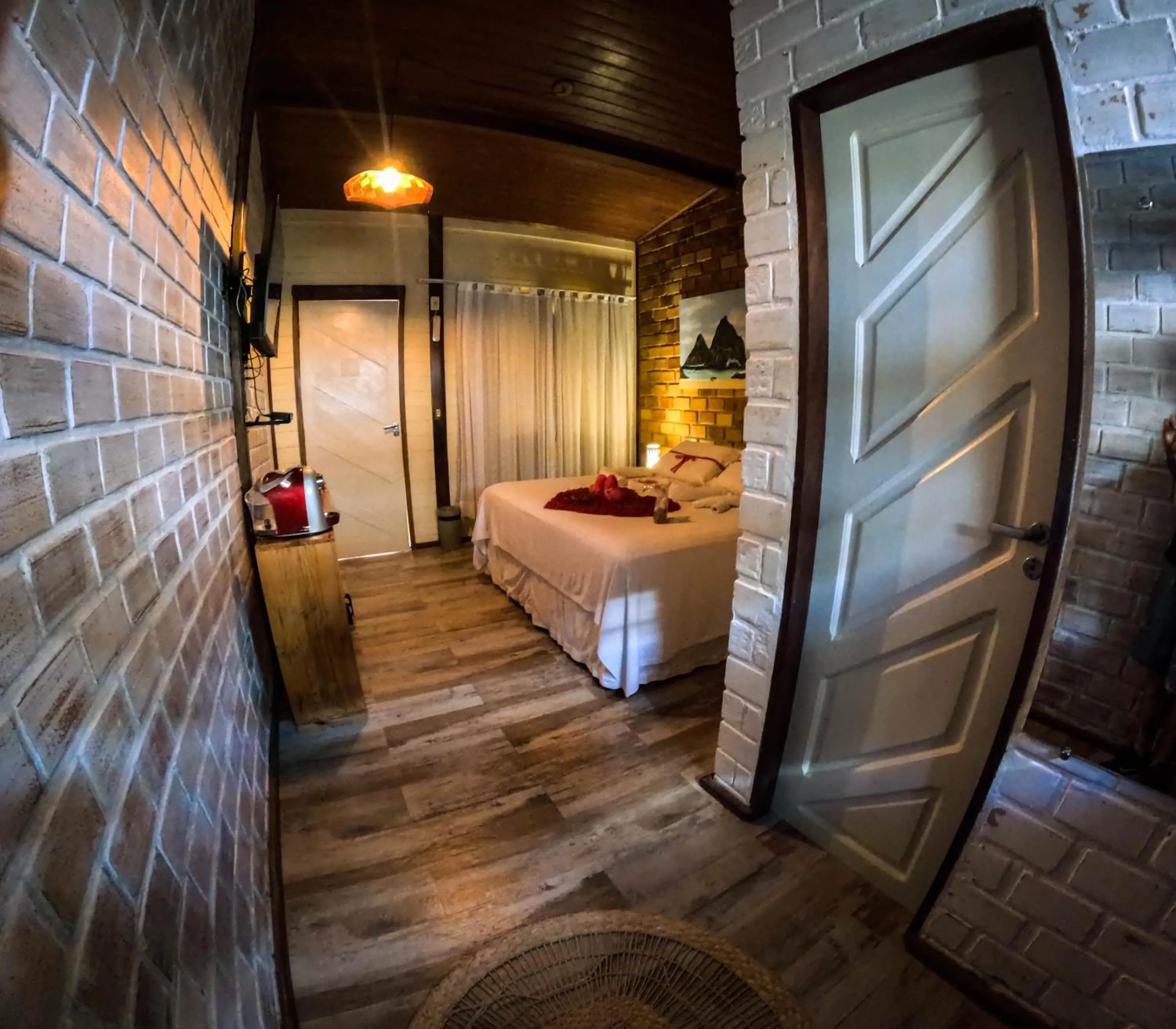 Bedroom in Pousada Mar Aberto