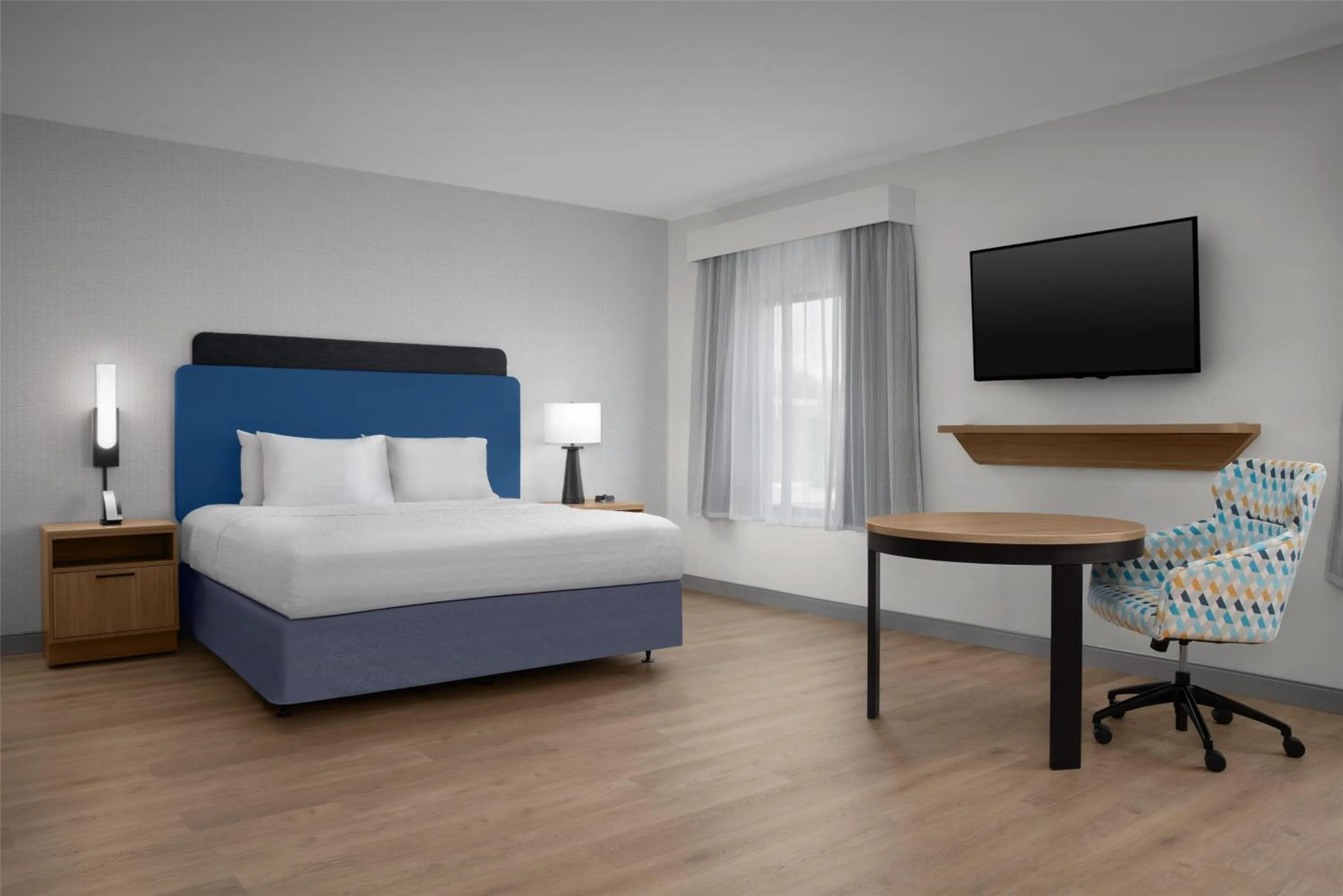 Bed in Hampton Inn & Suites Tupelo/Barnes Crossing