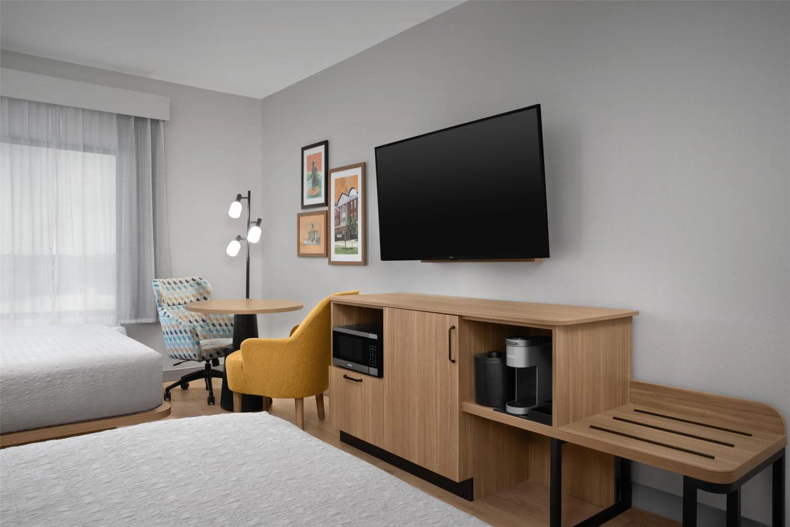 Bed in Hampton Inn & Suites Tupelo/Barnes Crossing