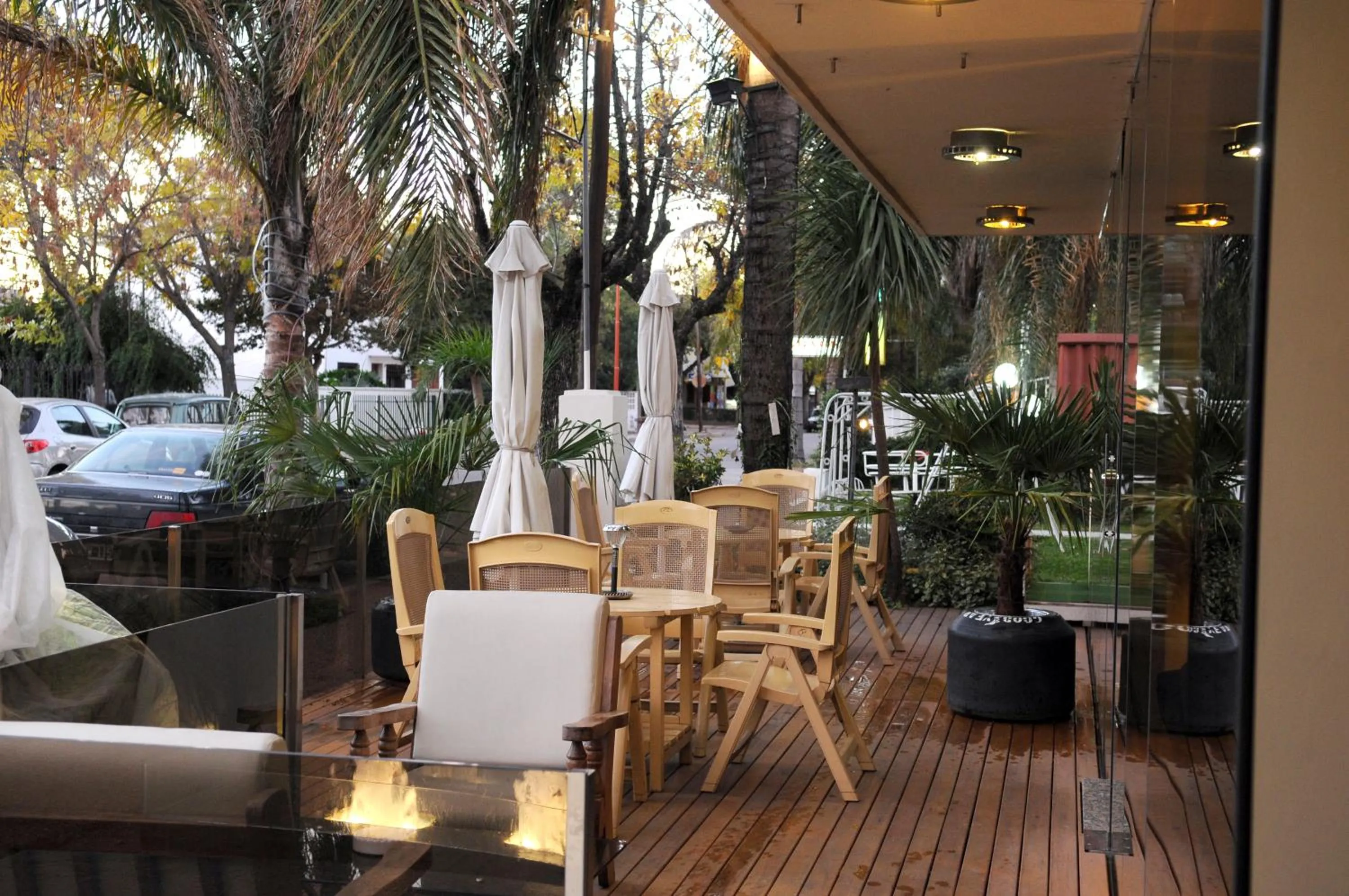 Patio in Hotel Capvio