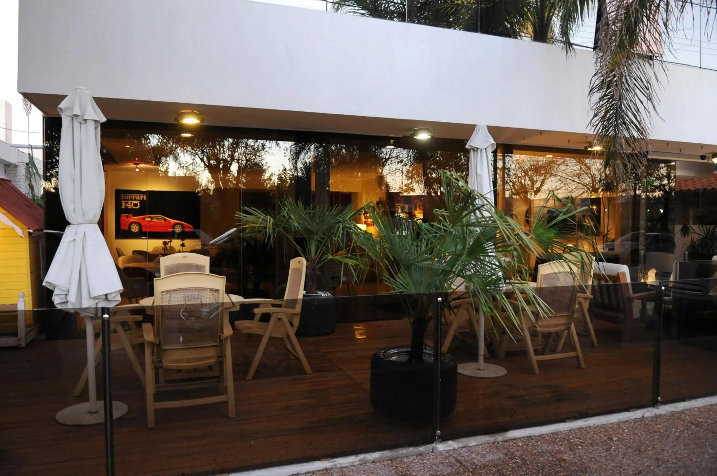 Patio in Hotel Capvio