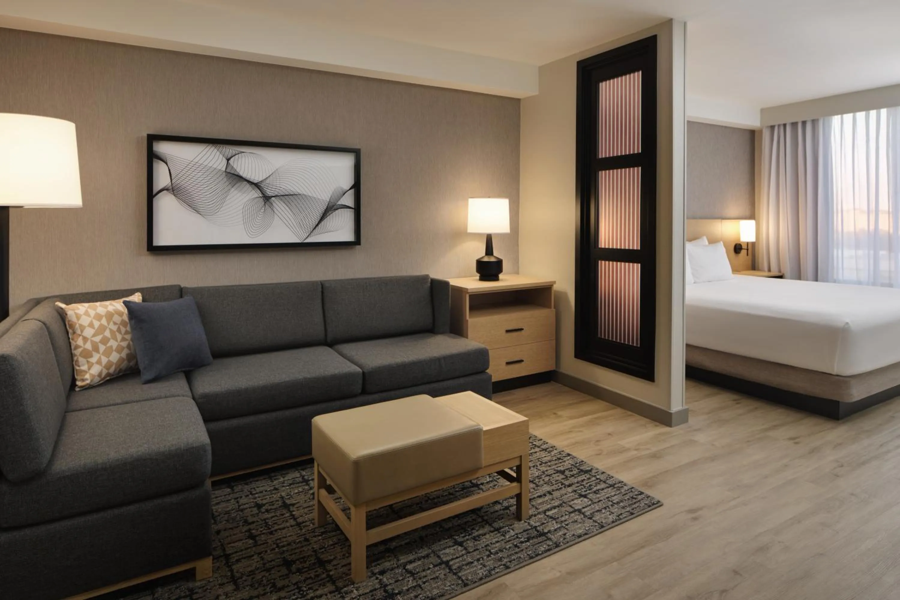 Bed in Hyatt Place Tampa Airport/Westshore