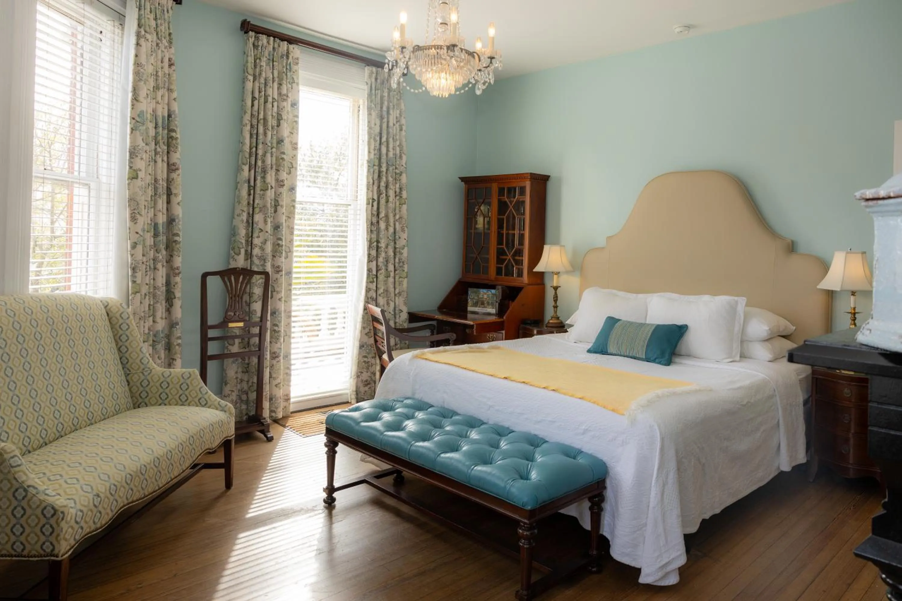 Bedroom, Bed in Kehoe House, Historic Inns of Savannah Collection