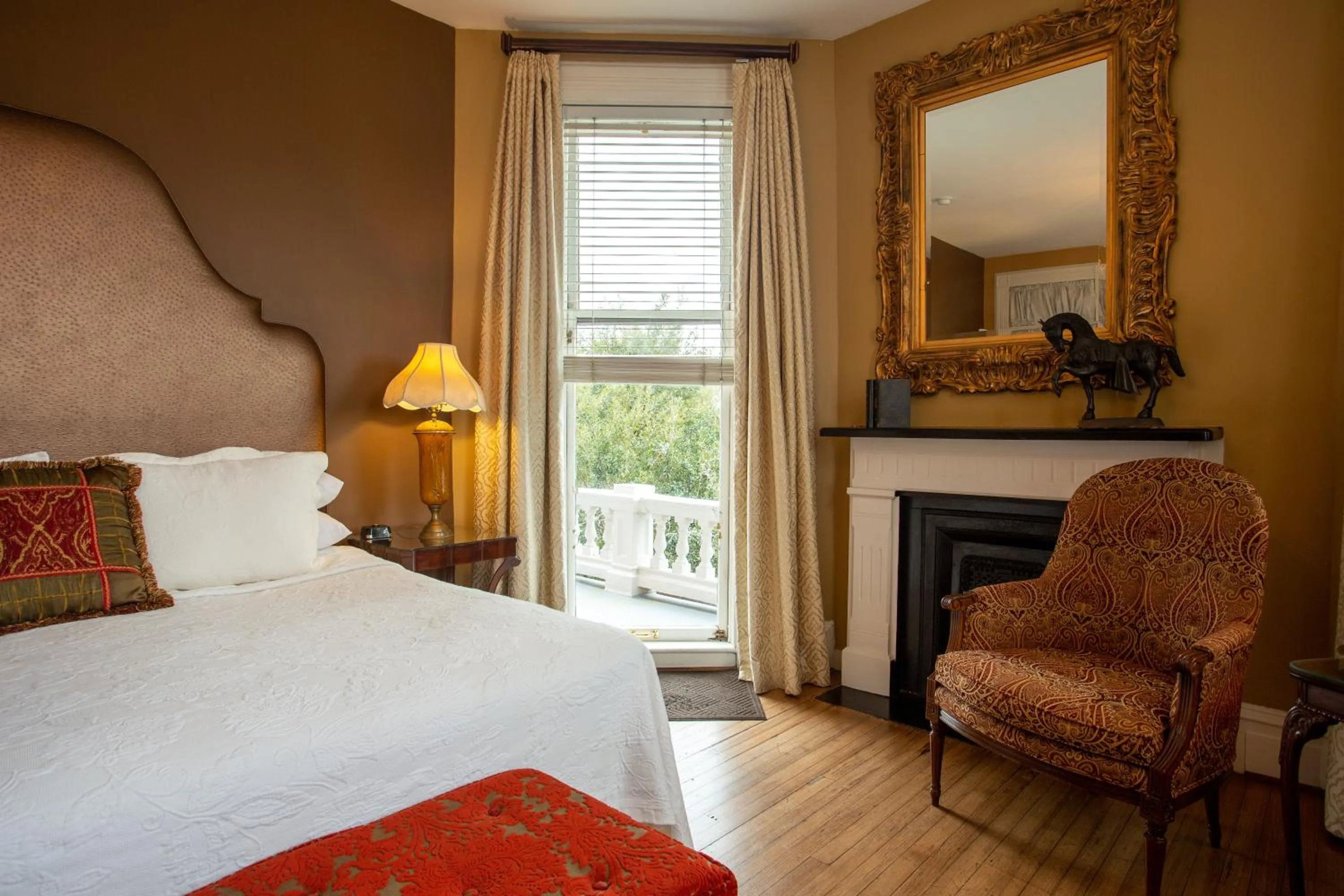 Bedroom, Bed in Kehoe House, Historic Inns of Savannah Collection