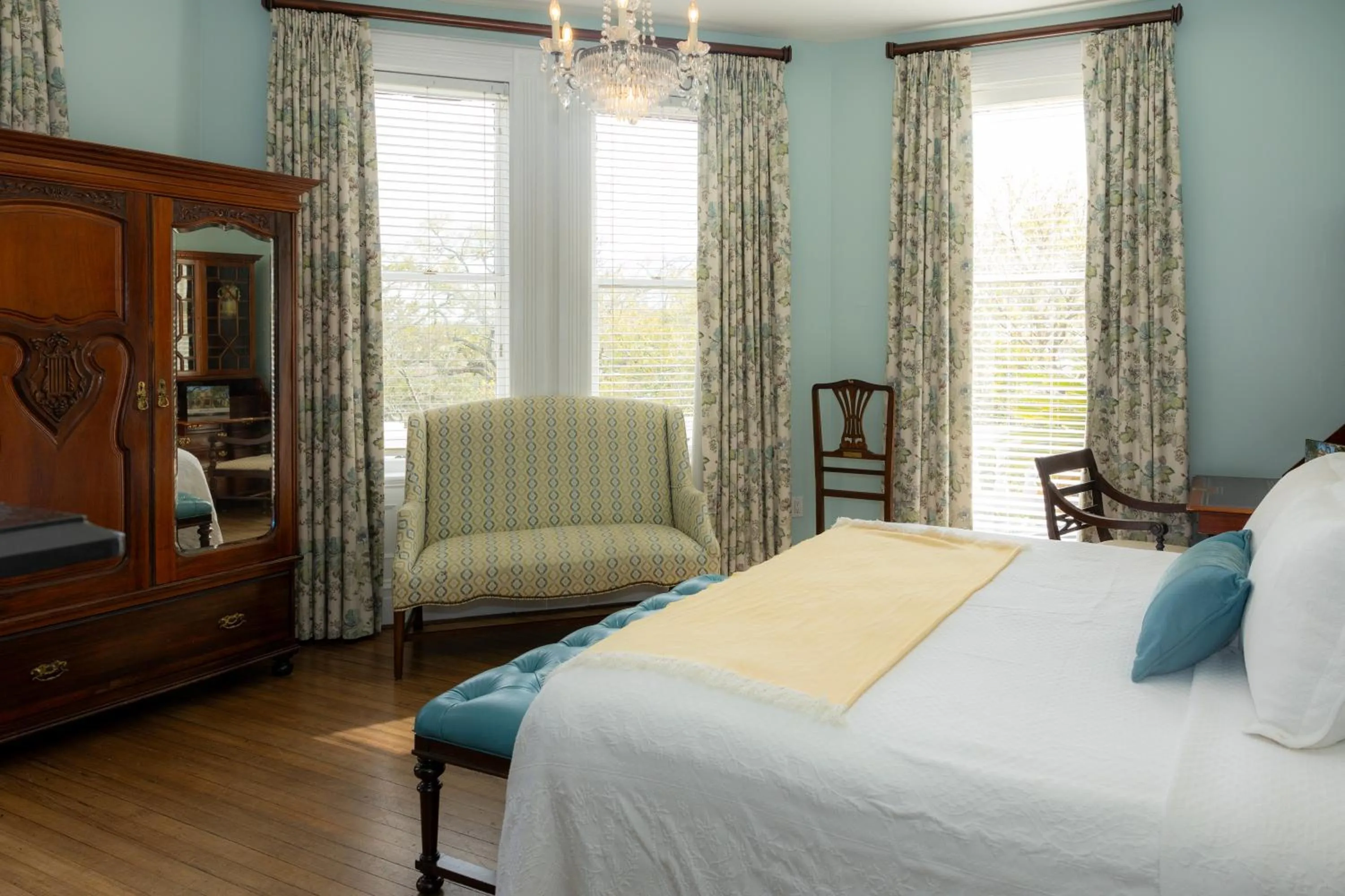 Bedroom, Bed in Kehoe House, Historic Inns of Savannah Collection