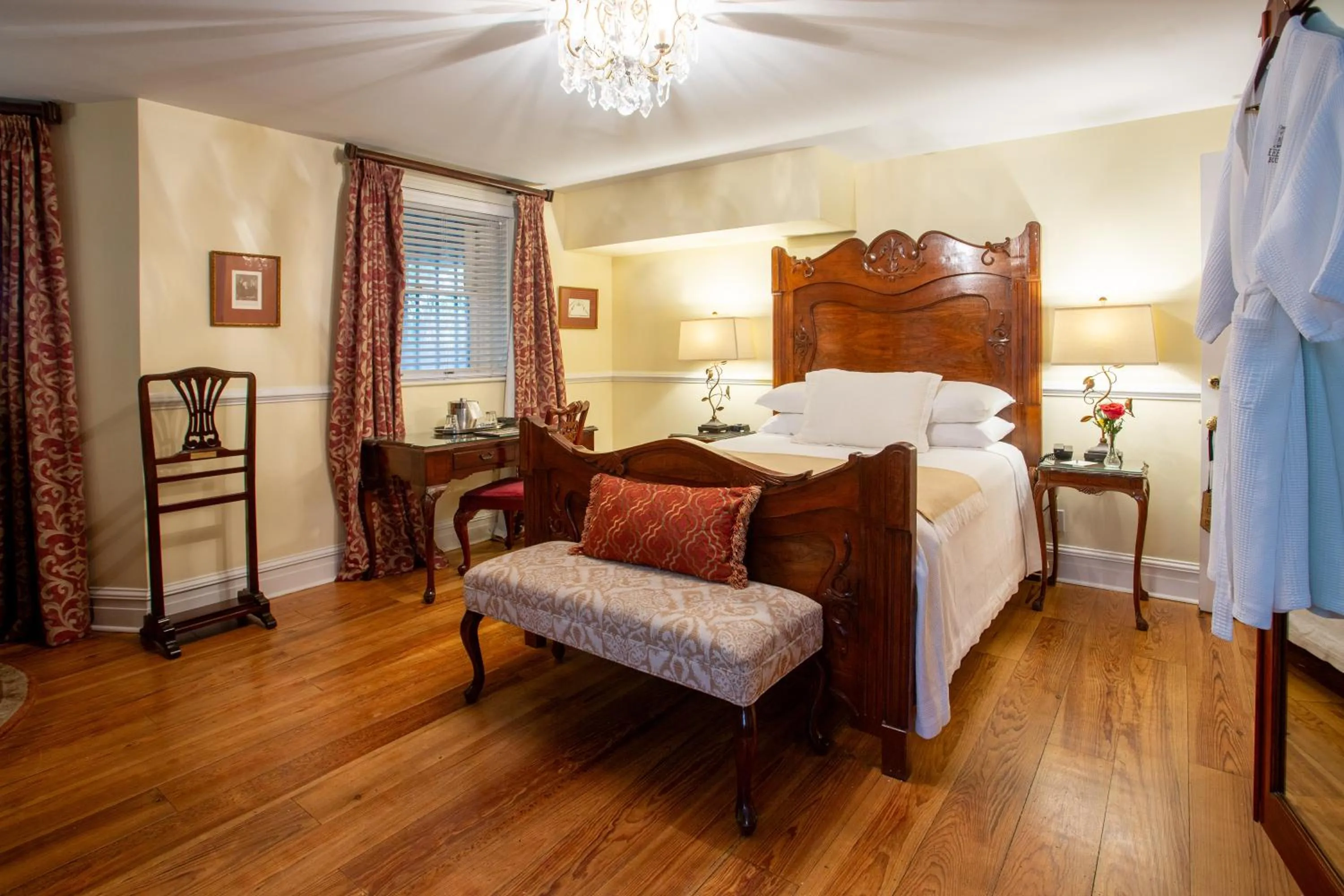 Bedroom, Bed in Kehoe House, Historic Inns of Savannah Collection