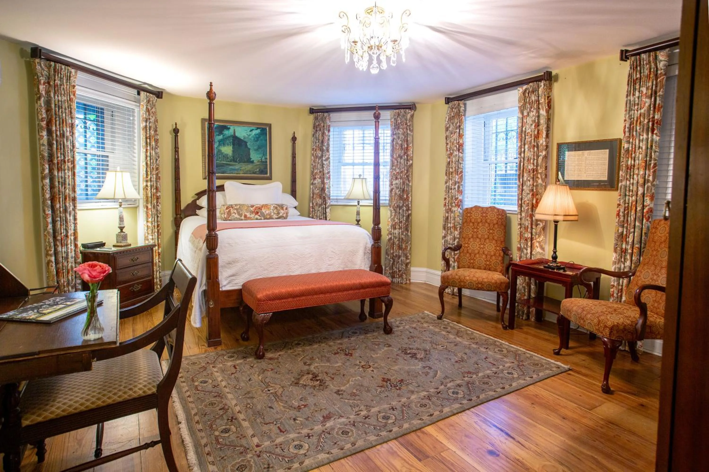Bedroom, Bed in Kehoe House, Historic Inns of Savannah Collection