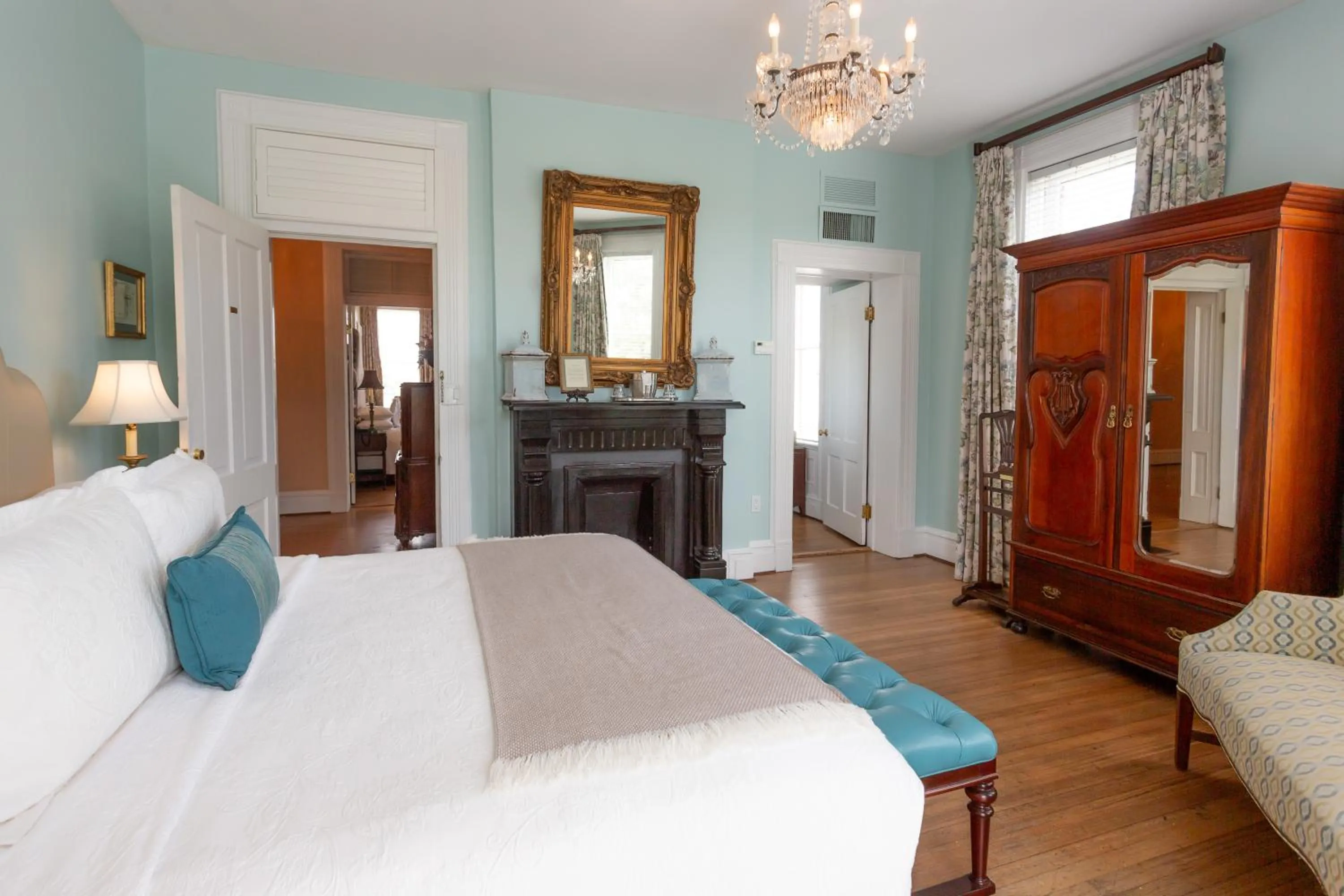Bedroom, Bed in Kehoe House, Historic Inns of Savannah Collection