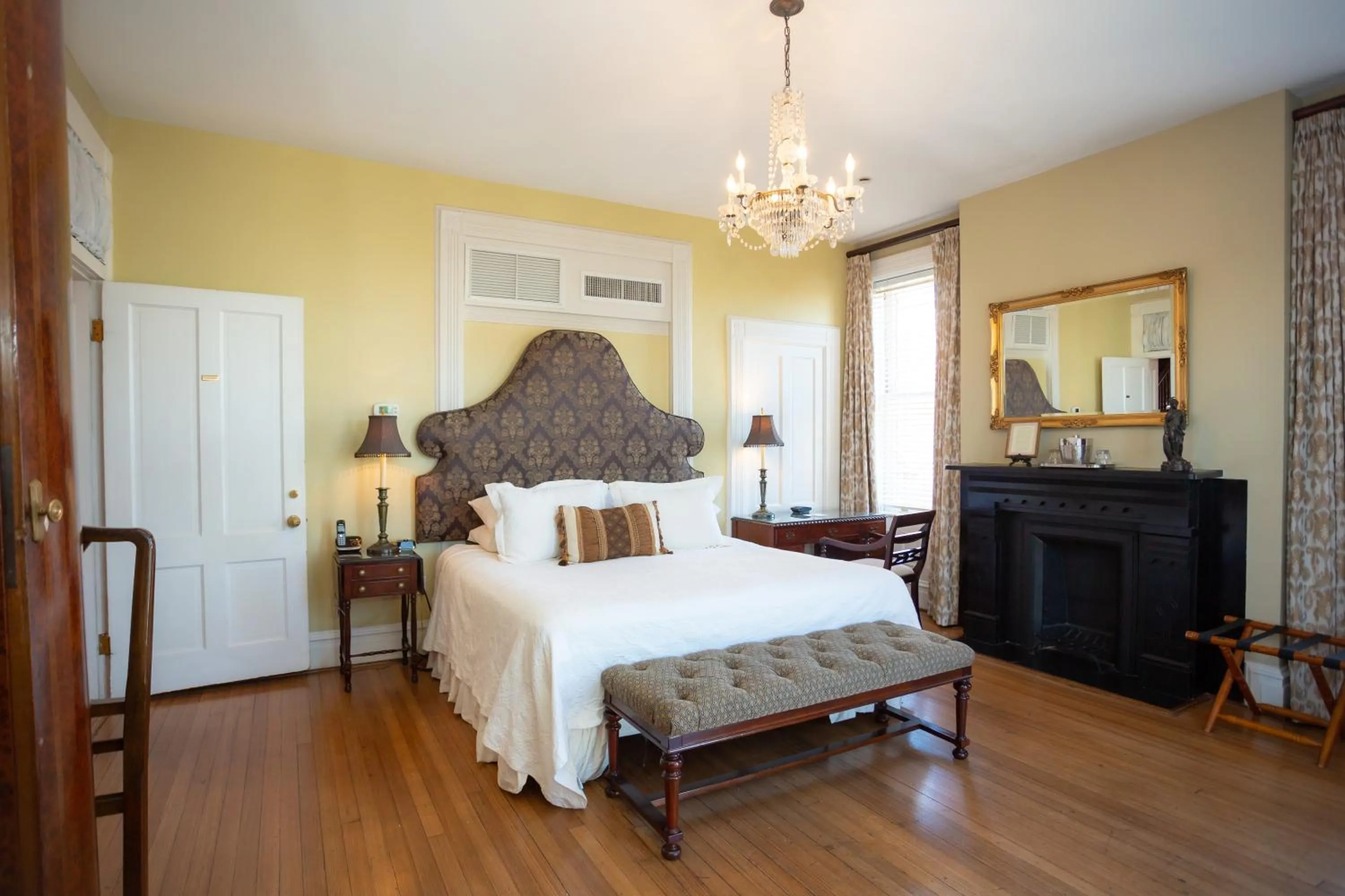Bedroom, Bed in Kehoe House, Historic Inns of Savannah Collection