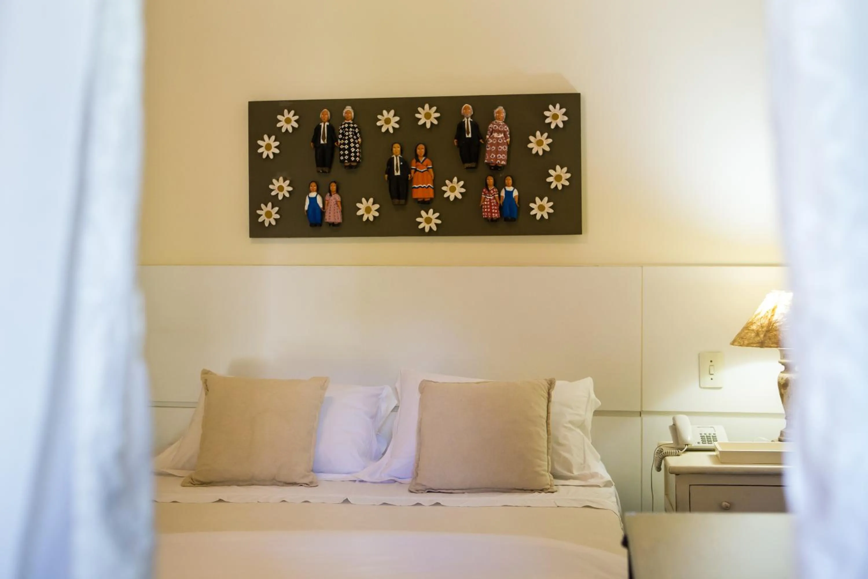 Bed in Pousada Villa Magnolia