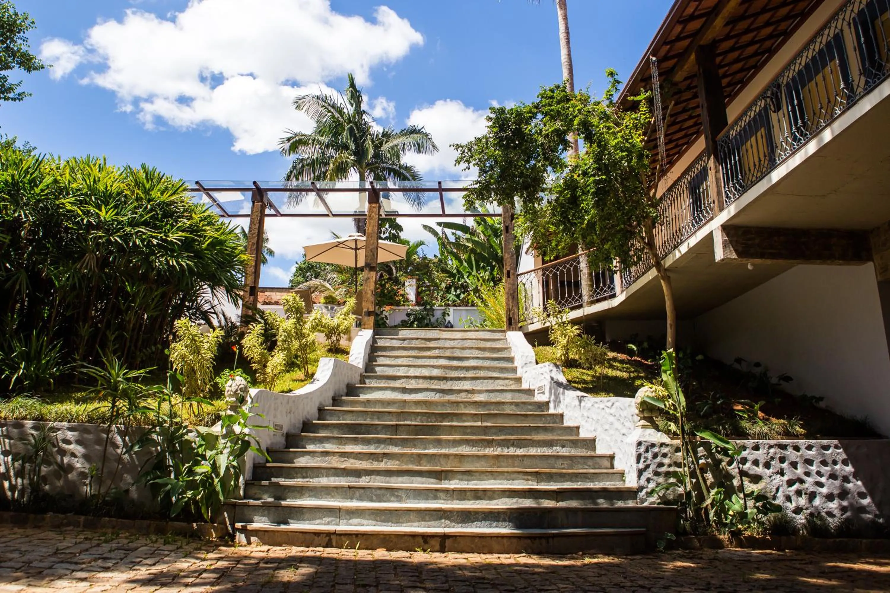 Garden view in Pousada Villa Magnolia