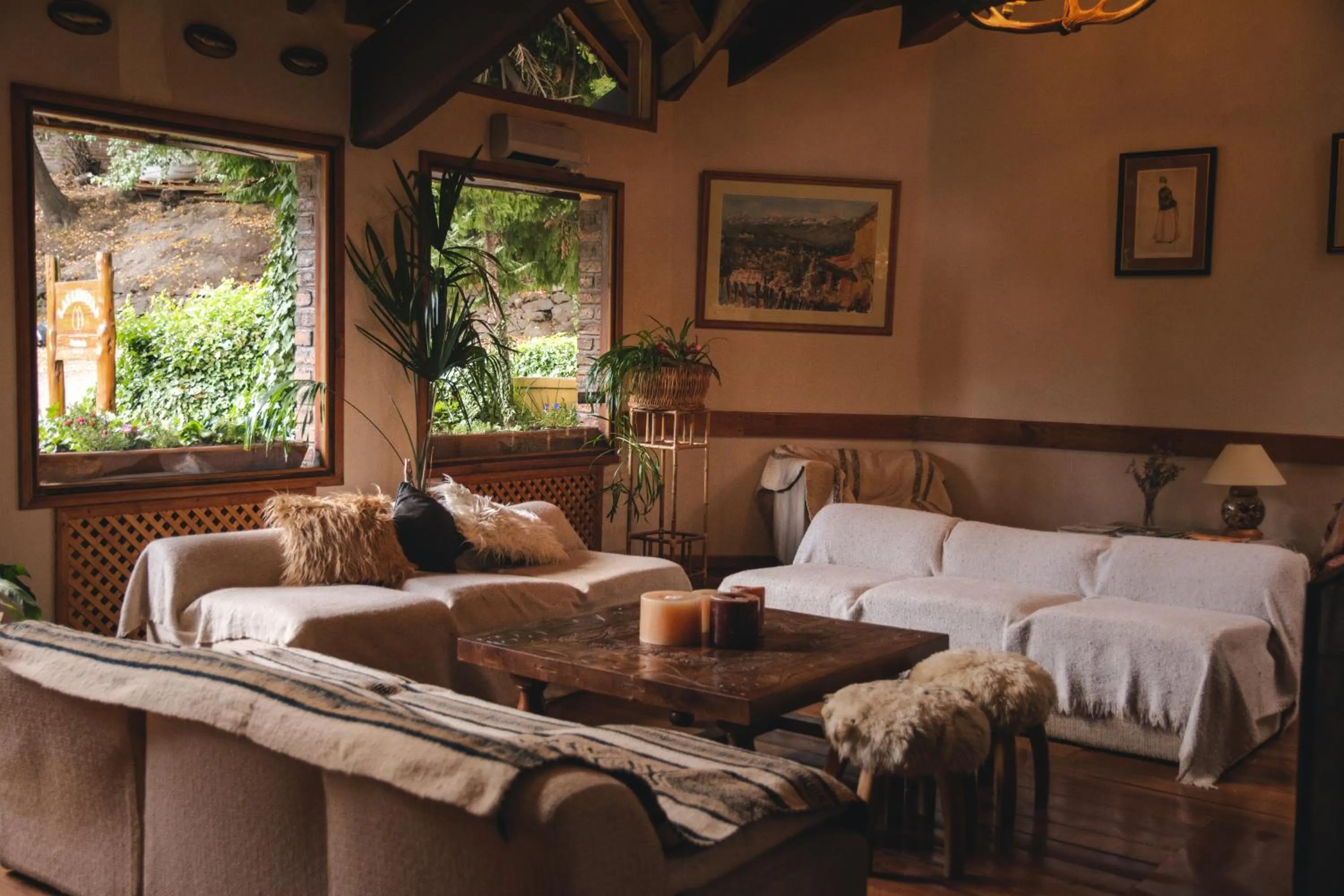 Living room in Hosteria Las Lengas by Visionnaire