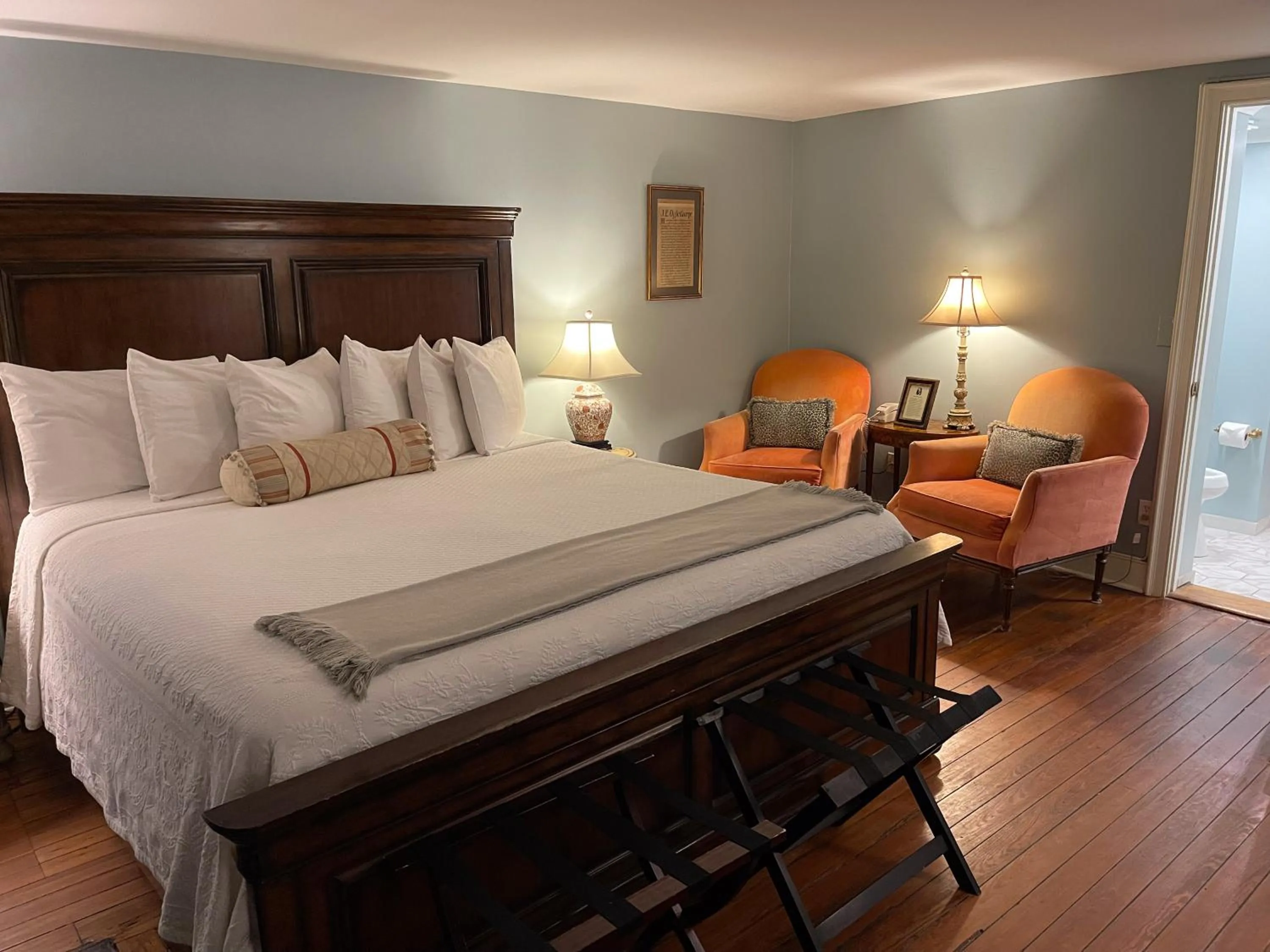 Bedroom, Bed in Eliza Thompson House, Historic Inns of Savannah Collection