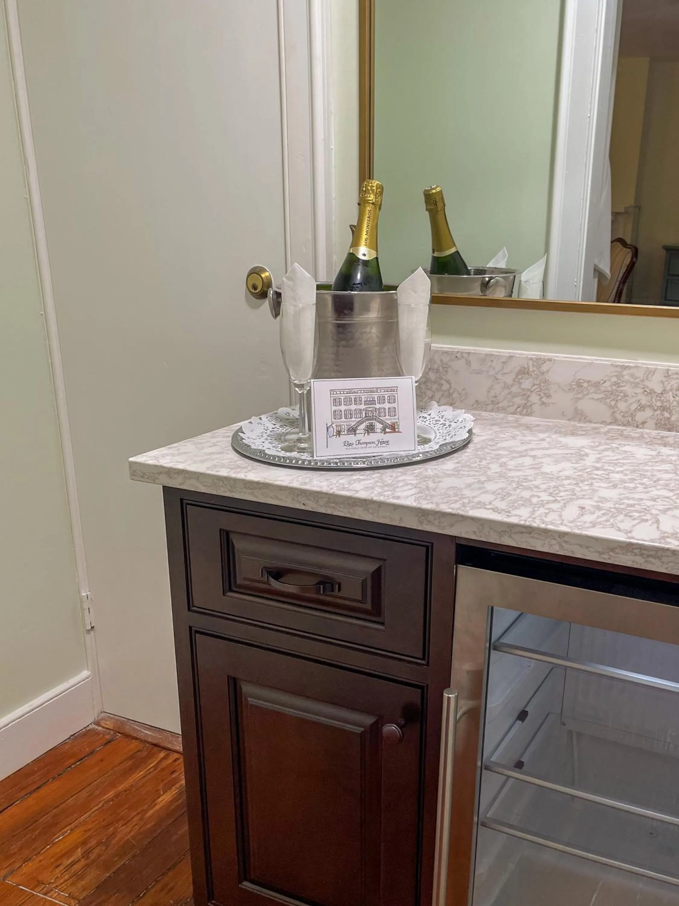 Bathroom in Eliza Thompson House, Historic Inns of Savannah Collection
