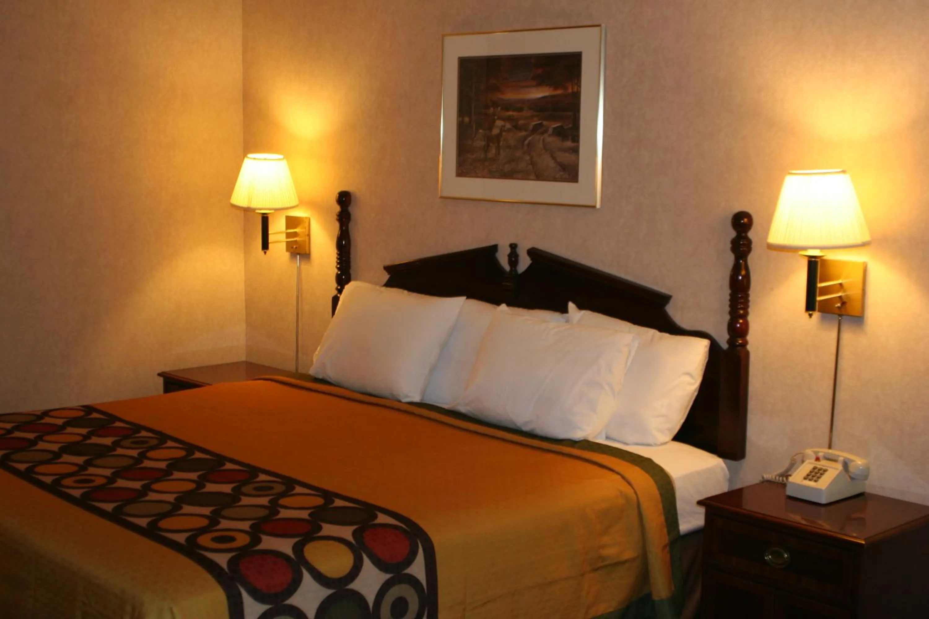 Bed in Americas Best Value Inn Ullin Mounds