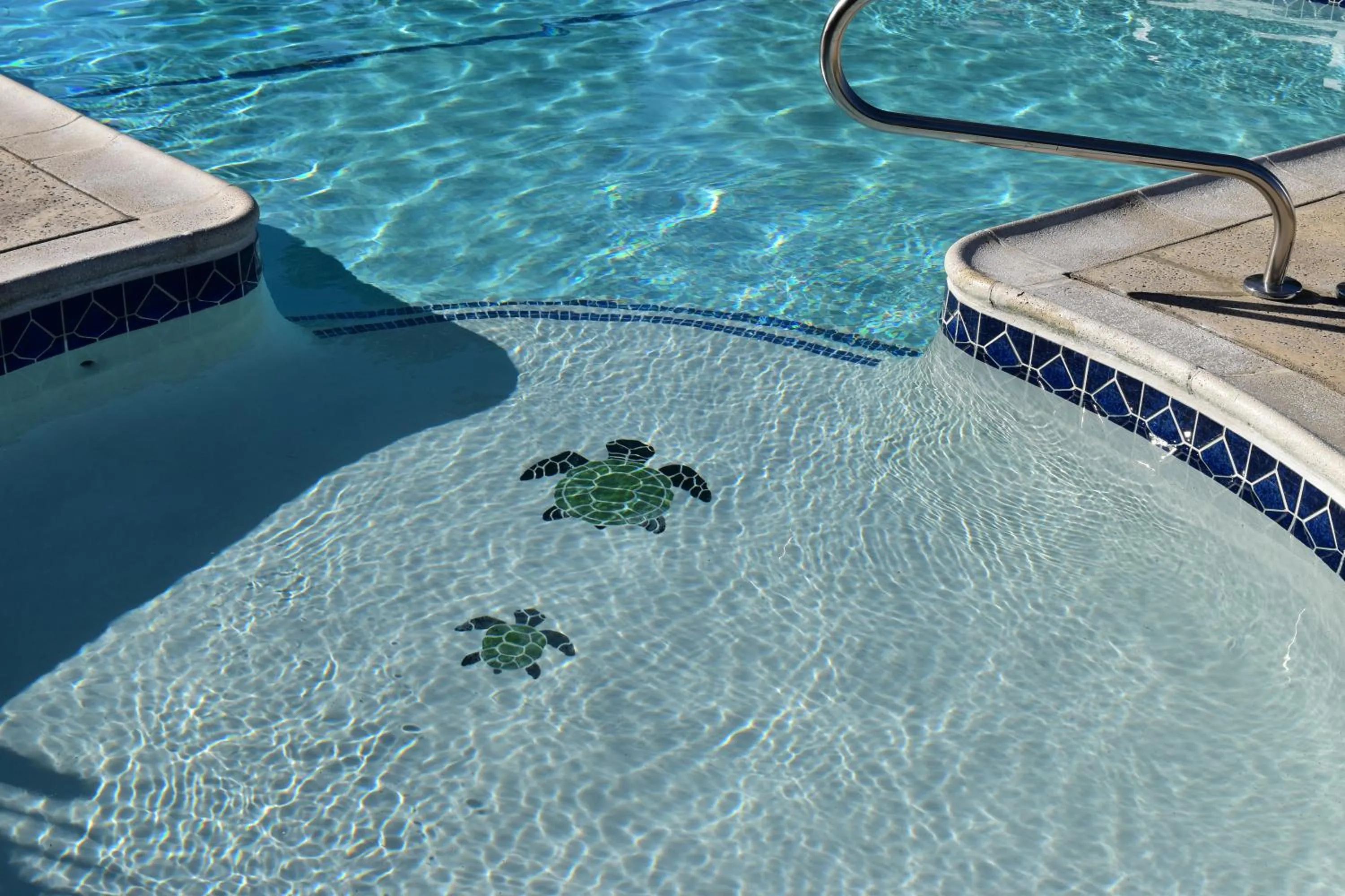 Pool view in Travelodge by Wyndham Red Bluff South of Redding