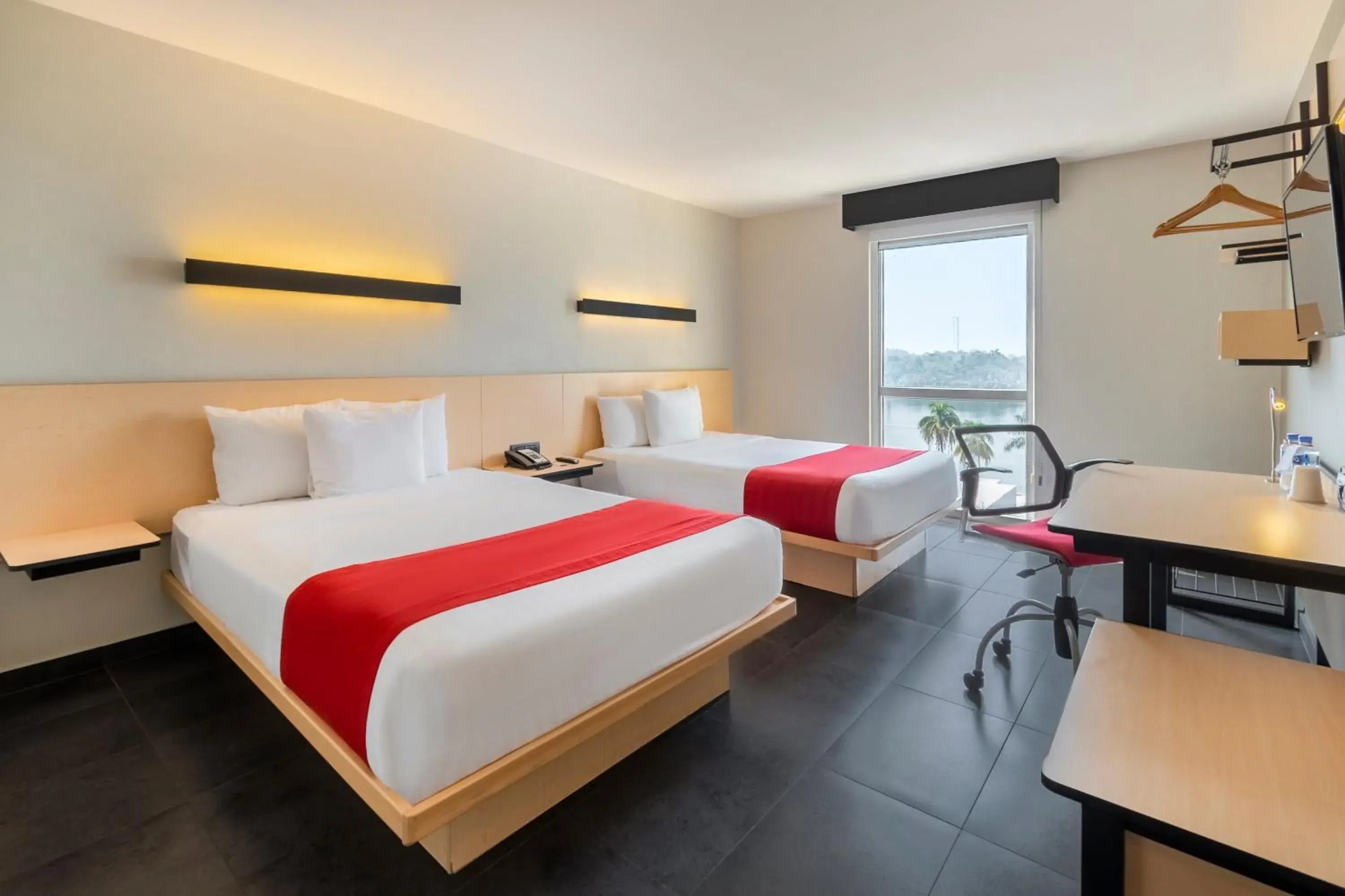 Double Room with Two Double Beds in City Express by Marriott Tampico Double Room with Two Double Beds in City Express by Marriott Tampico