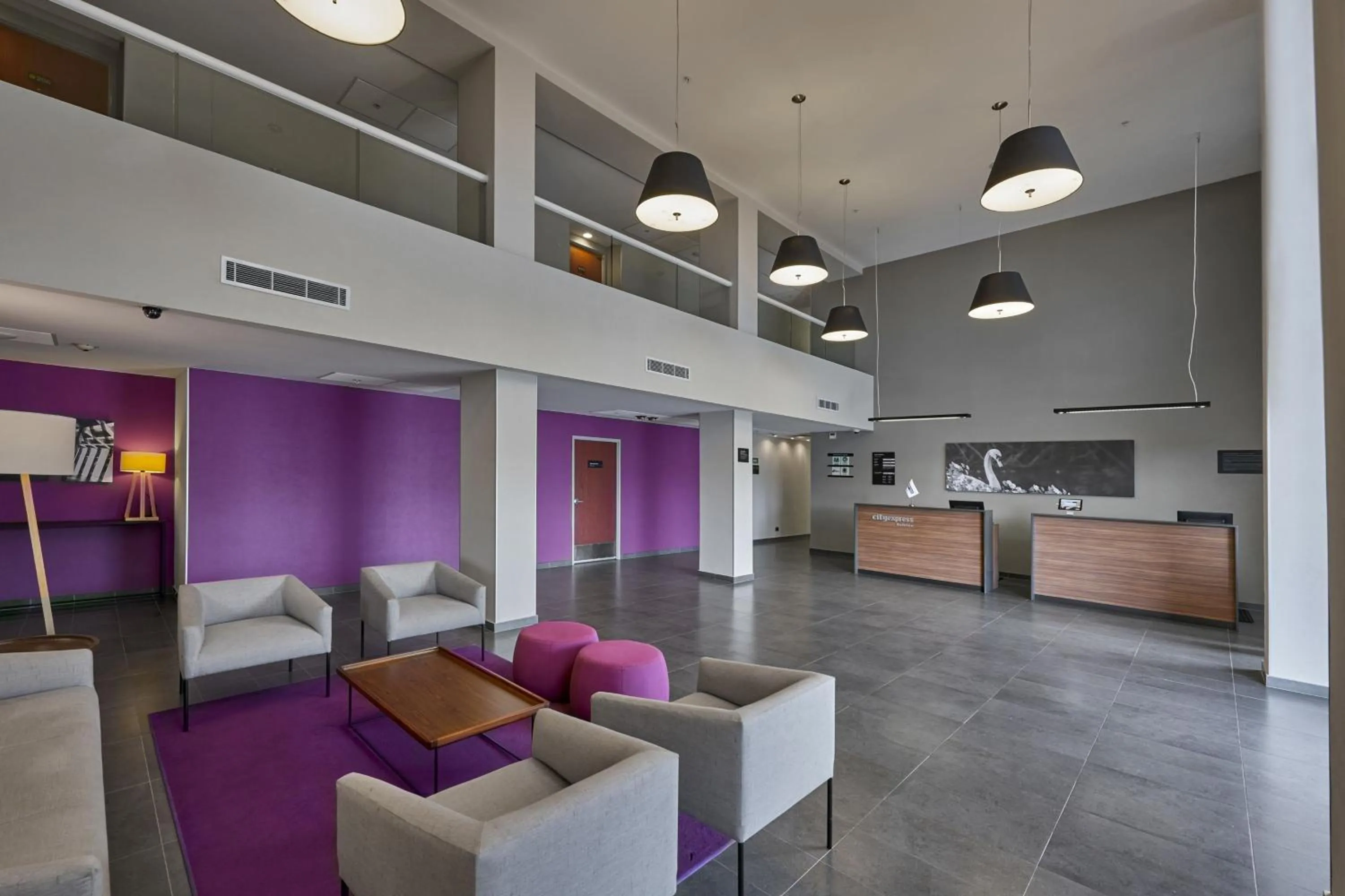 Lobby or reception in City Express by Marriott Tampico