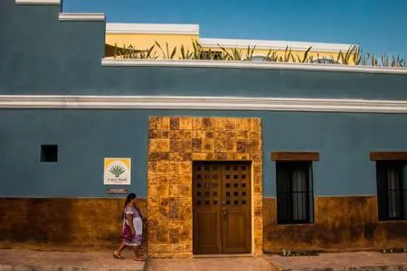 Facade/entrance in Casa Sisal Valladolid Yuc