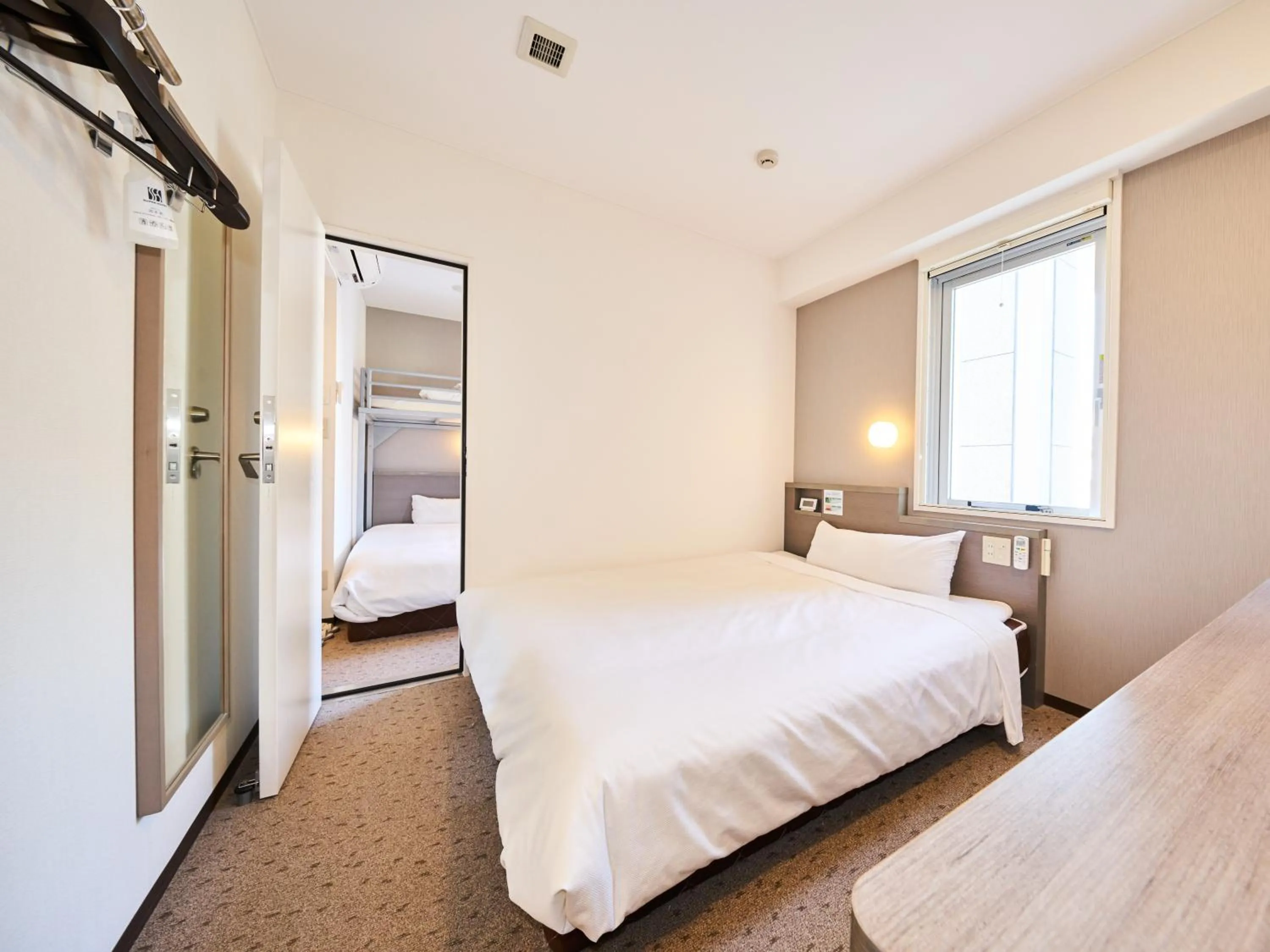 Bed in Super Hotel Tokyo Nihombashi Mitsukoshimae