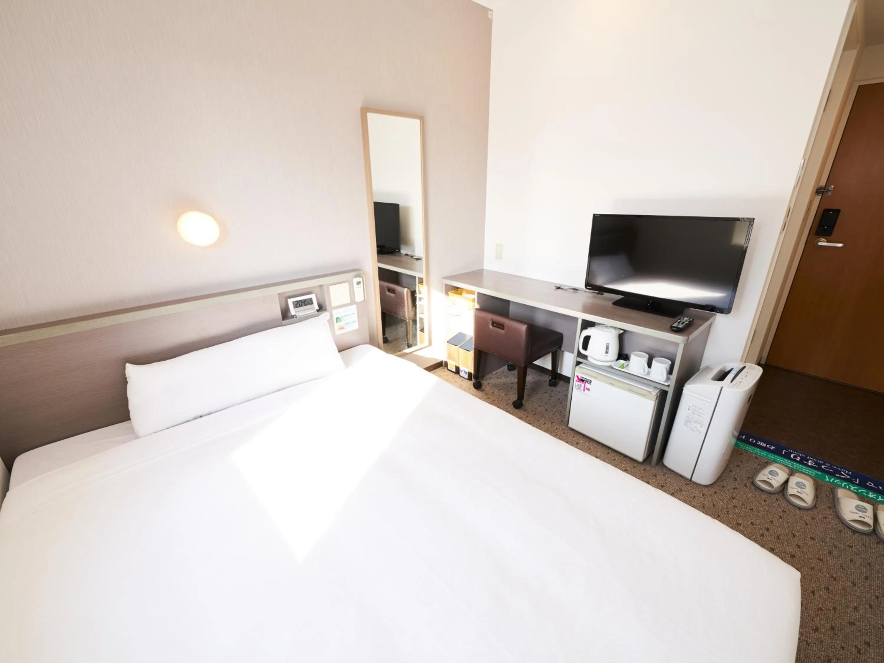 Bed in Super Hotel Tokyo Nihombashi Mitsukoshimae