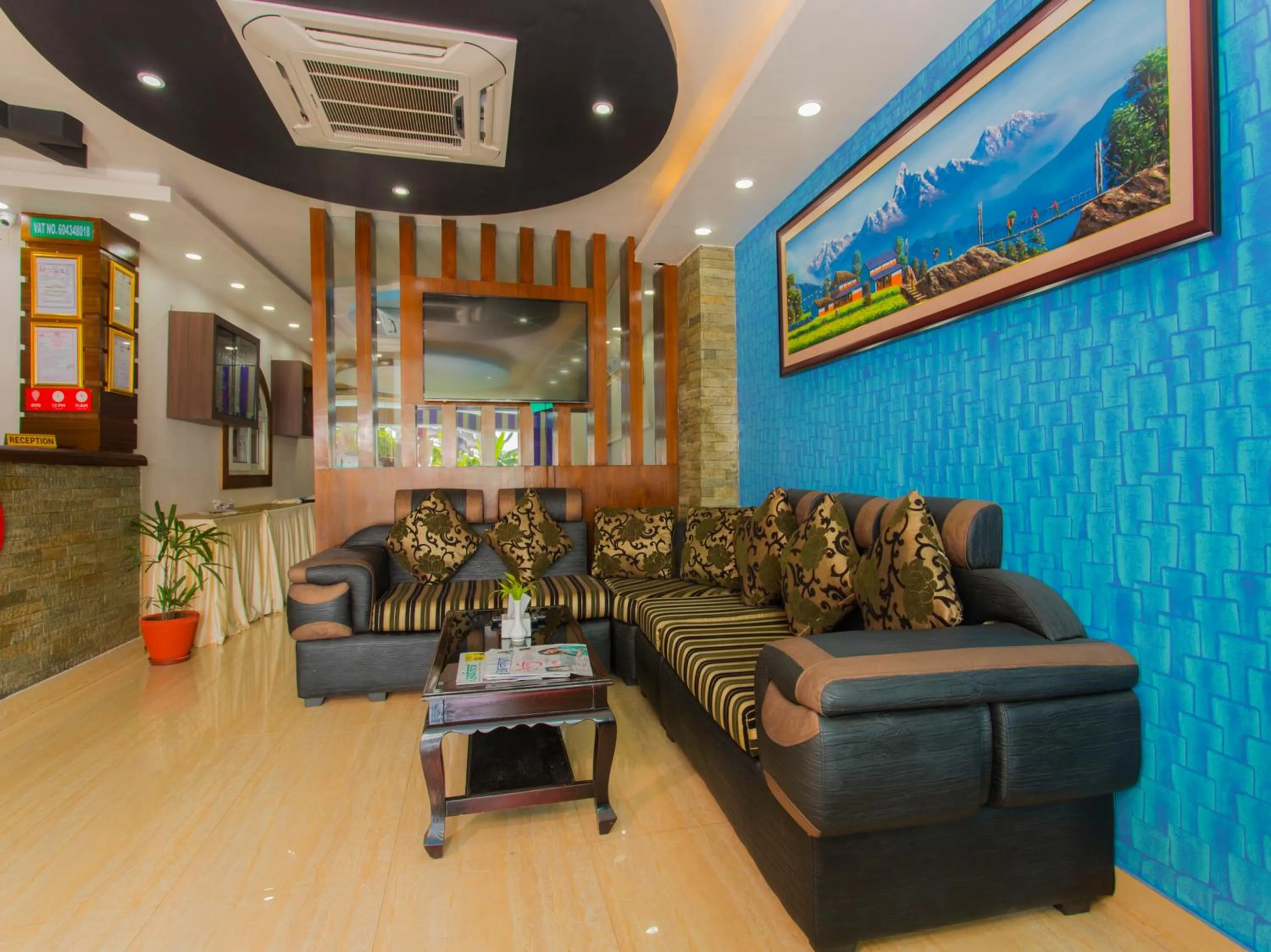 Lobby or reception in Hotel Lakeside Pvt. Ltd.
