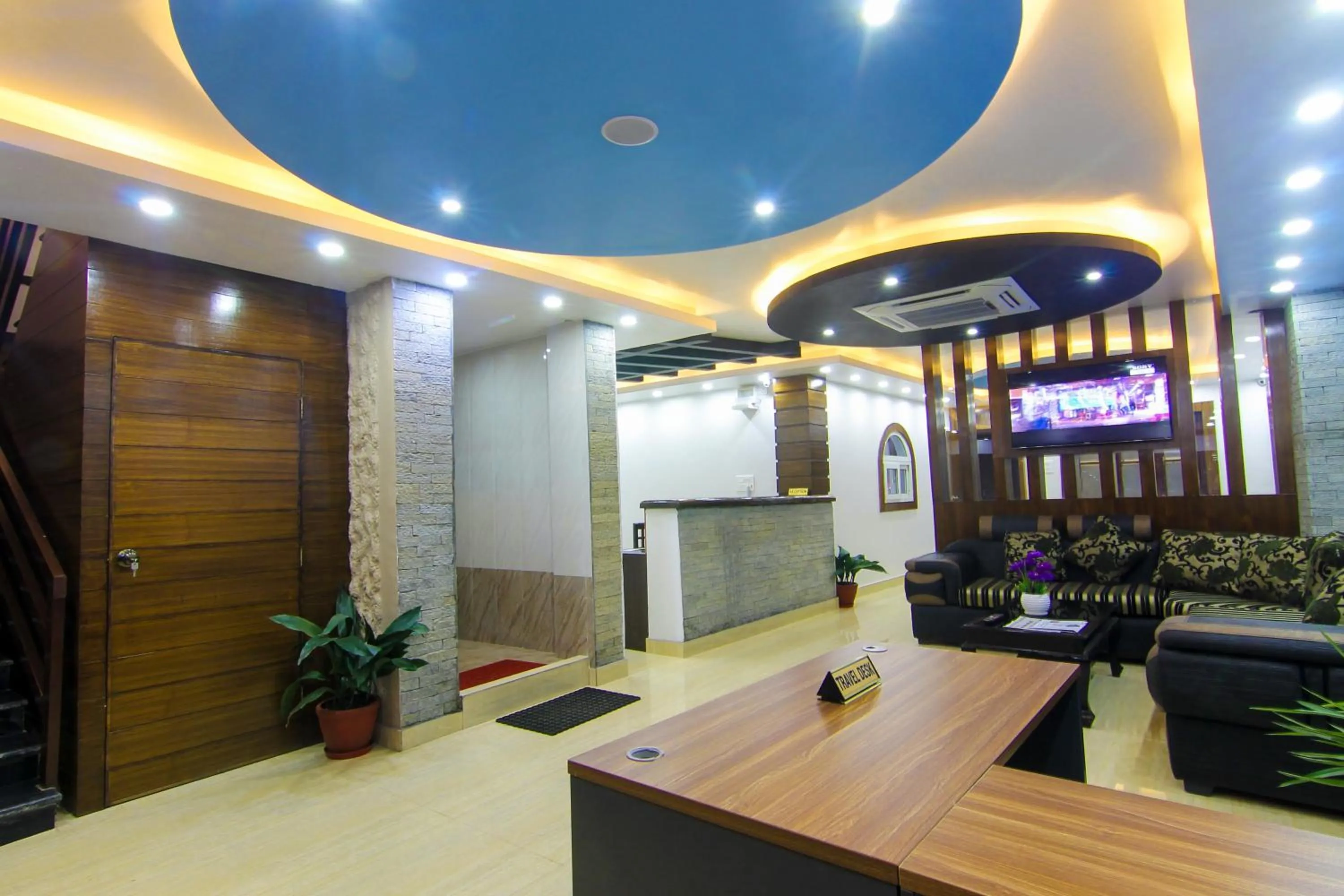 Lobby or reception in Hotel Lakeside Pvt. Ltd.